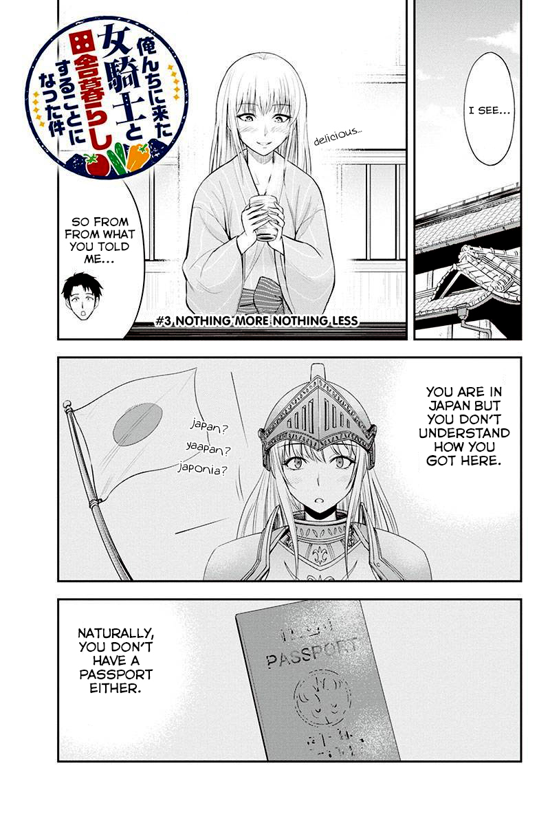 Regarding That We Decided to Live in the Countryside With The Female Knight Who Came to Us chapter 3 page 1