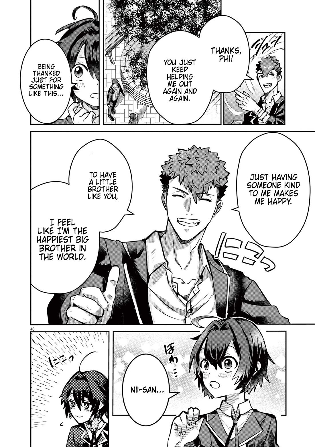 Regarding the Destruction of the Destruction Flag as a Result of a Nichiasa-Loving Otaku Being Reincarnated as a Villainous Student. chapter 1 page 47