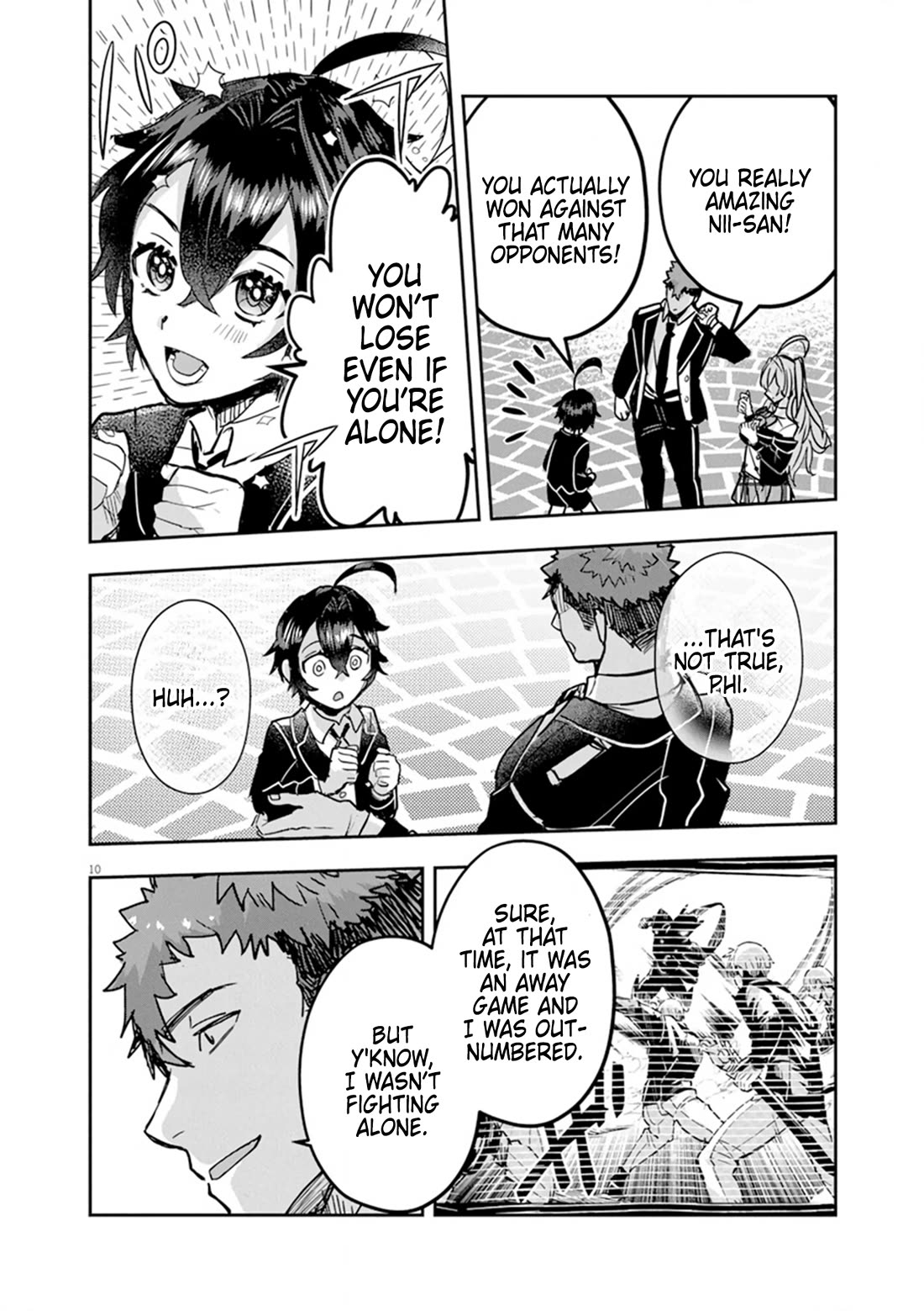 Regarding the Destruction of the Destruction Flag as a Result of a Nichiasa-Loving Otaku Being Reincarnated as a Villainous Student. chapter 10 page 10