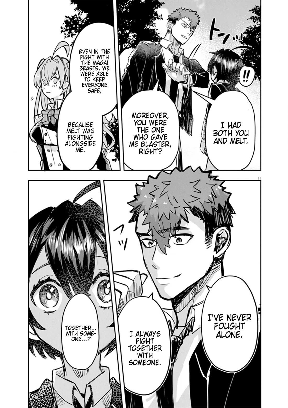 Regarding the Destruction of the Destruction Flag as a Result of a Nichiasa-Loving Otaku Being Reincarnated as a Villainous Student. chapter 10 page 11