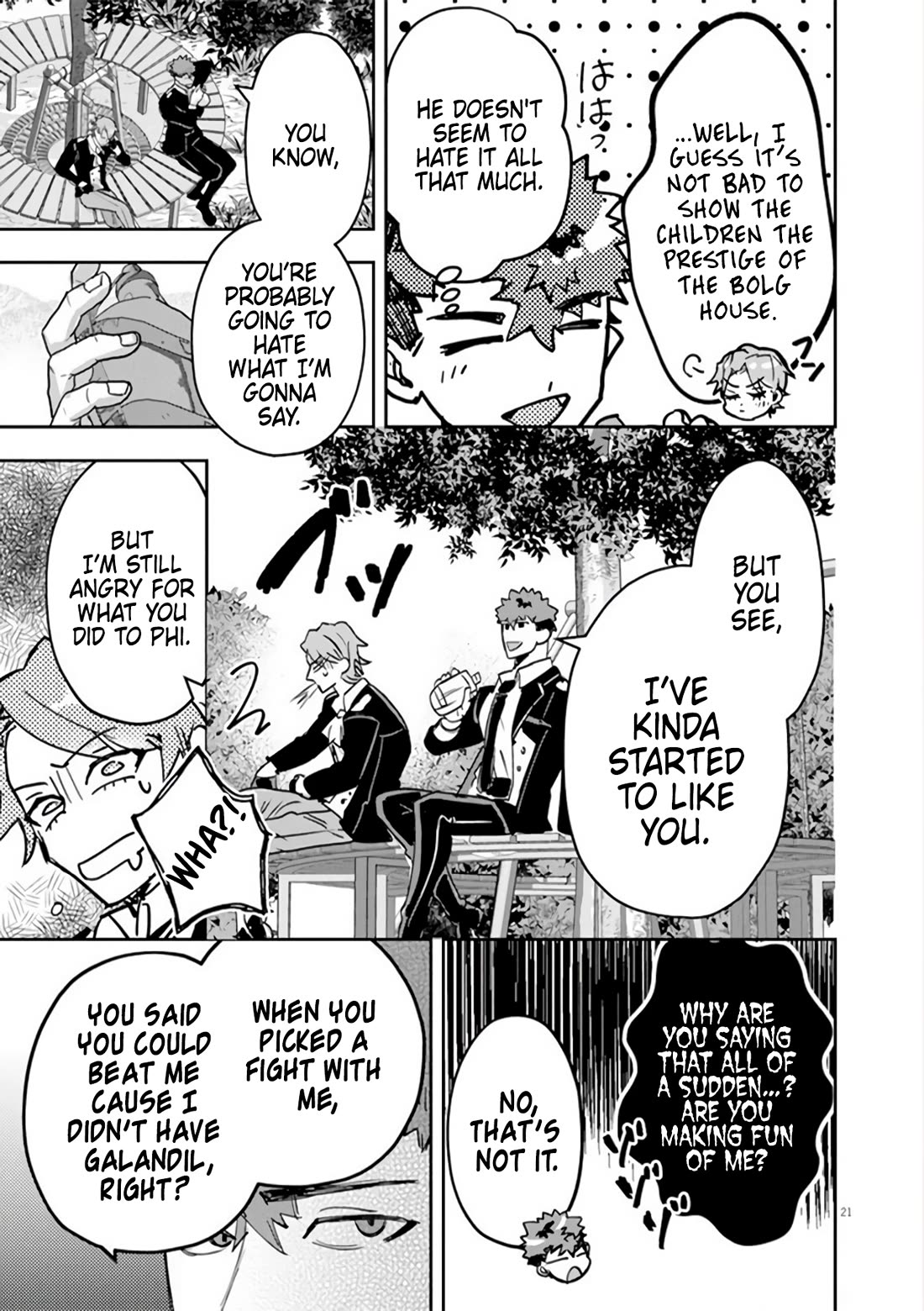 Regarding the Destruction of the Destruction Flag as a Result of a Nichiasa-Loving Otaku Being Reincarnated as a Villainous Student. chapter 11 page 21