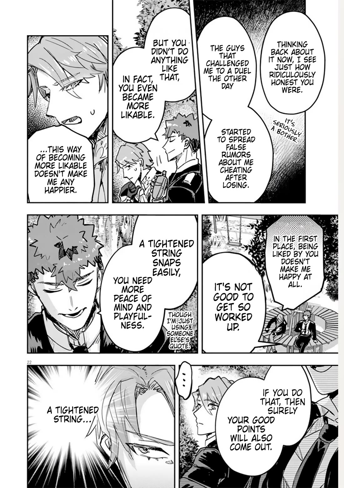 Regarding the Destruction of the Destruction Flag as a Result of a Nichiasa-Loving Otaku Being Reincarnated as a Villainous Student. chapter 11 page 22