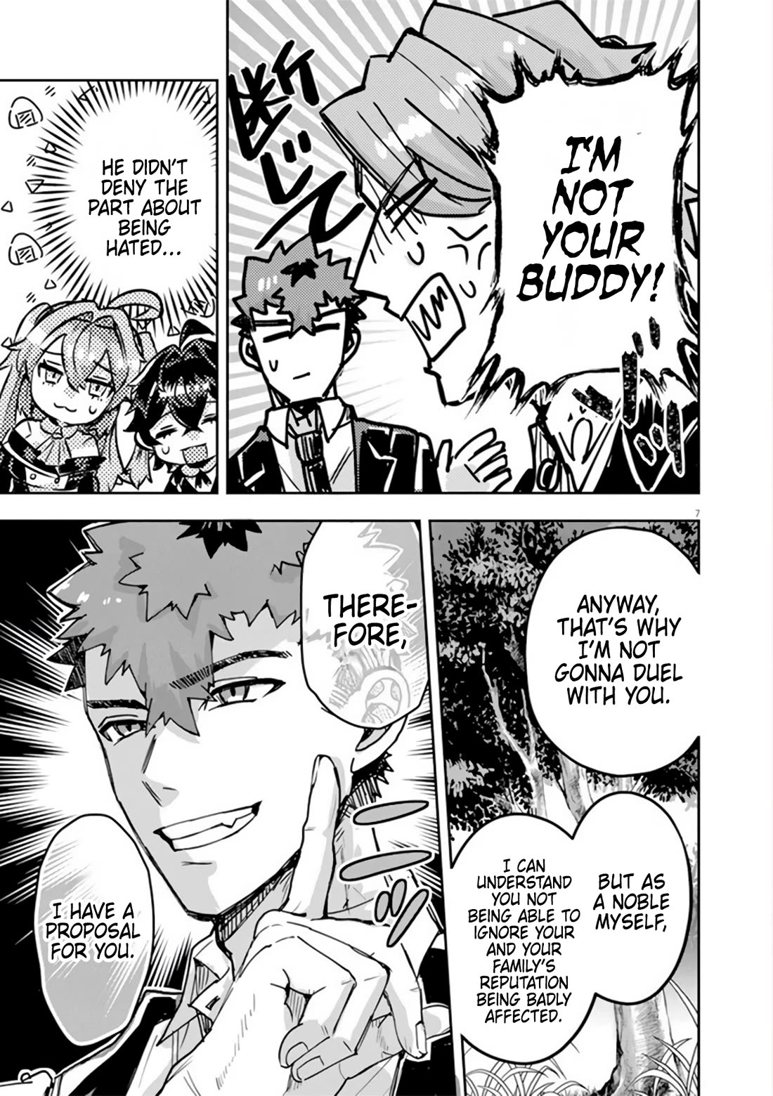 Regarding the Destruction of the Destruction Flag as a Result of a Nichiasa-Loving Otaku Being Reincarnated as a Villainous Student. chapter 11 page 7