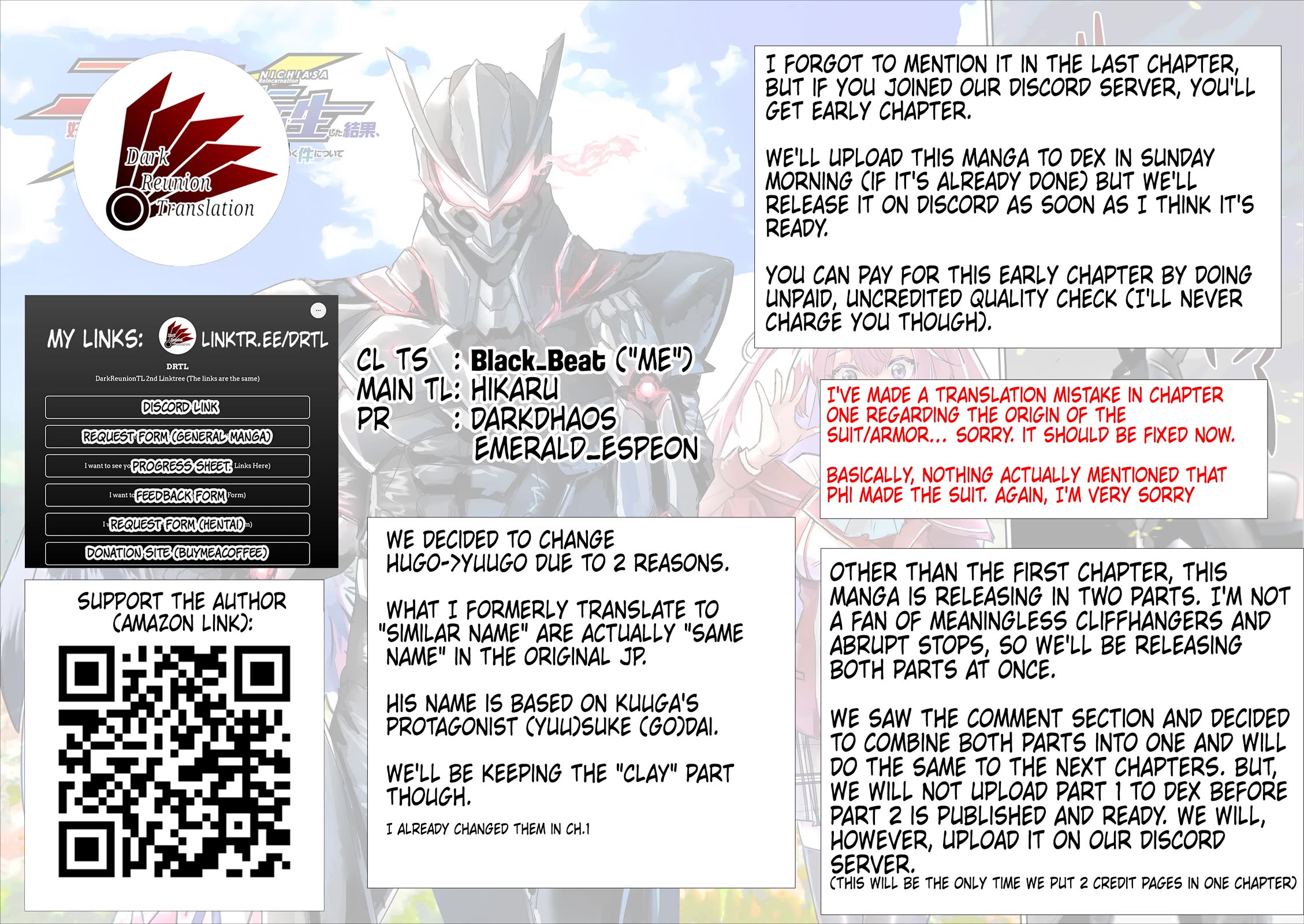 Regarding the Destruction of the Destruction Flag as a Result of a Nichiasa-Loving Otaku Being Reincarnated as a Villainous Student. chapter 2 page 1