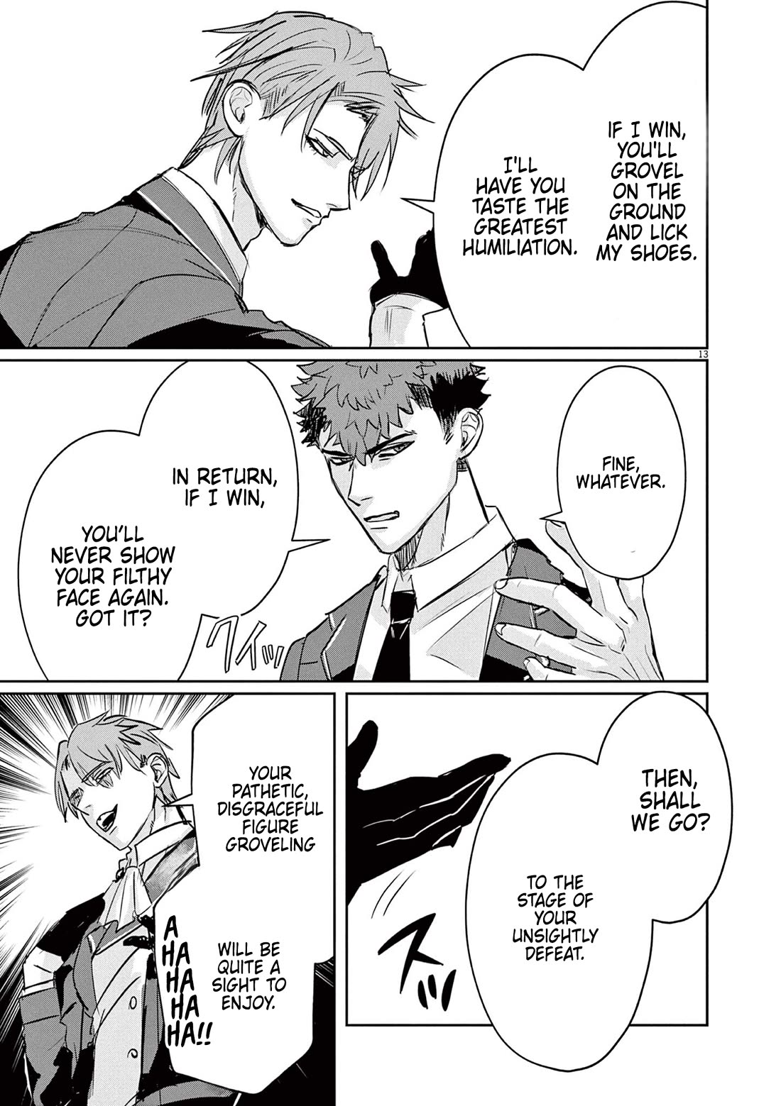 Regarding the Destruction of the Destruction Flag as a Result of a Nichiasa-Loving Otaku Being Reincarnated as a Villainous Student. chapter 2 page 14