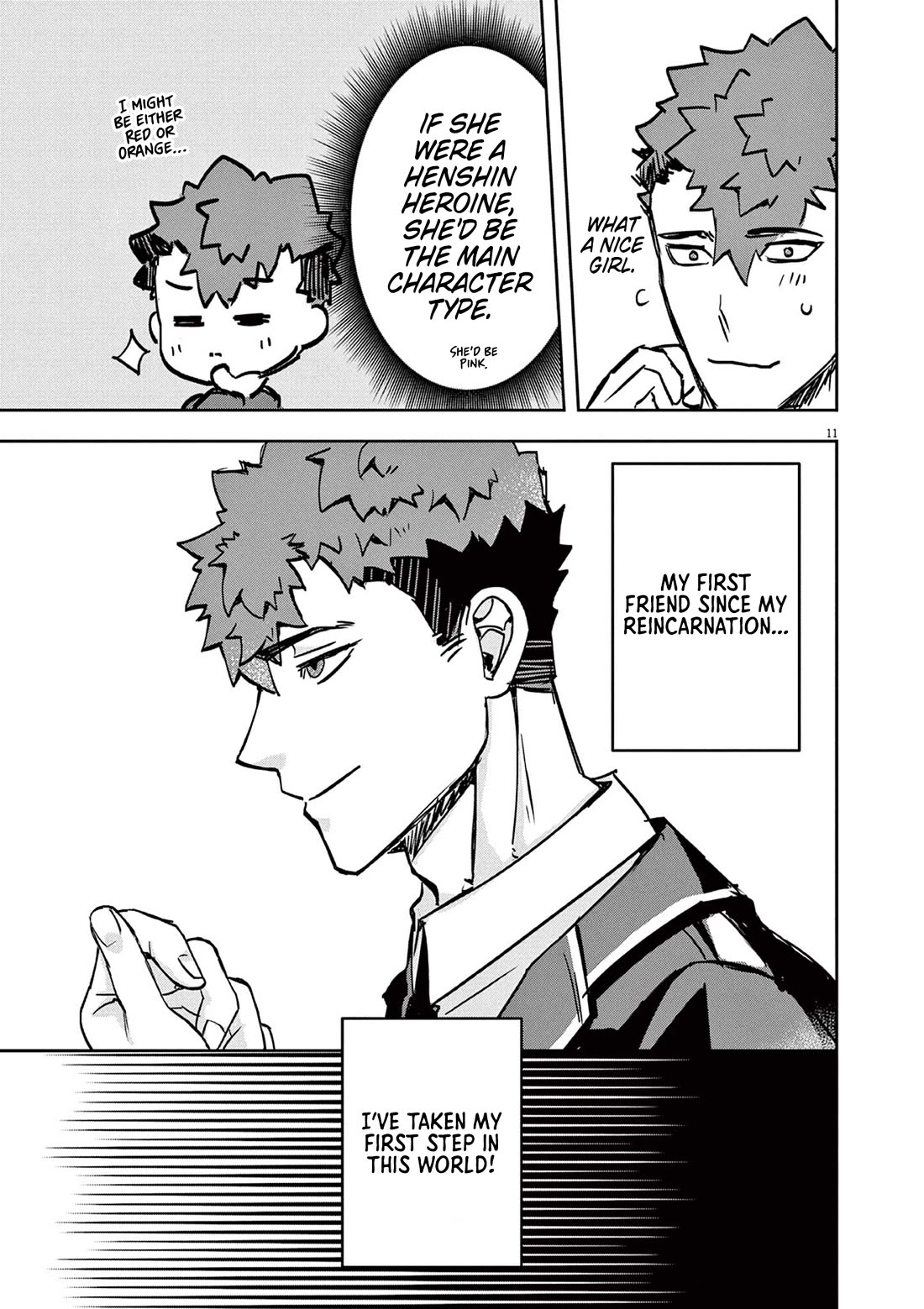 Regarding the Destruction of the Destruction Flag as a Result of a Nichiasa-Loving Otaku Being Reincarnated as a Villainous Student. chapter 4 page 11