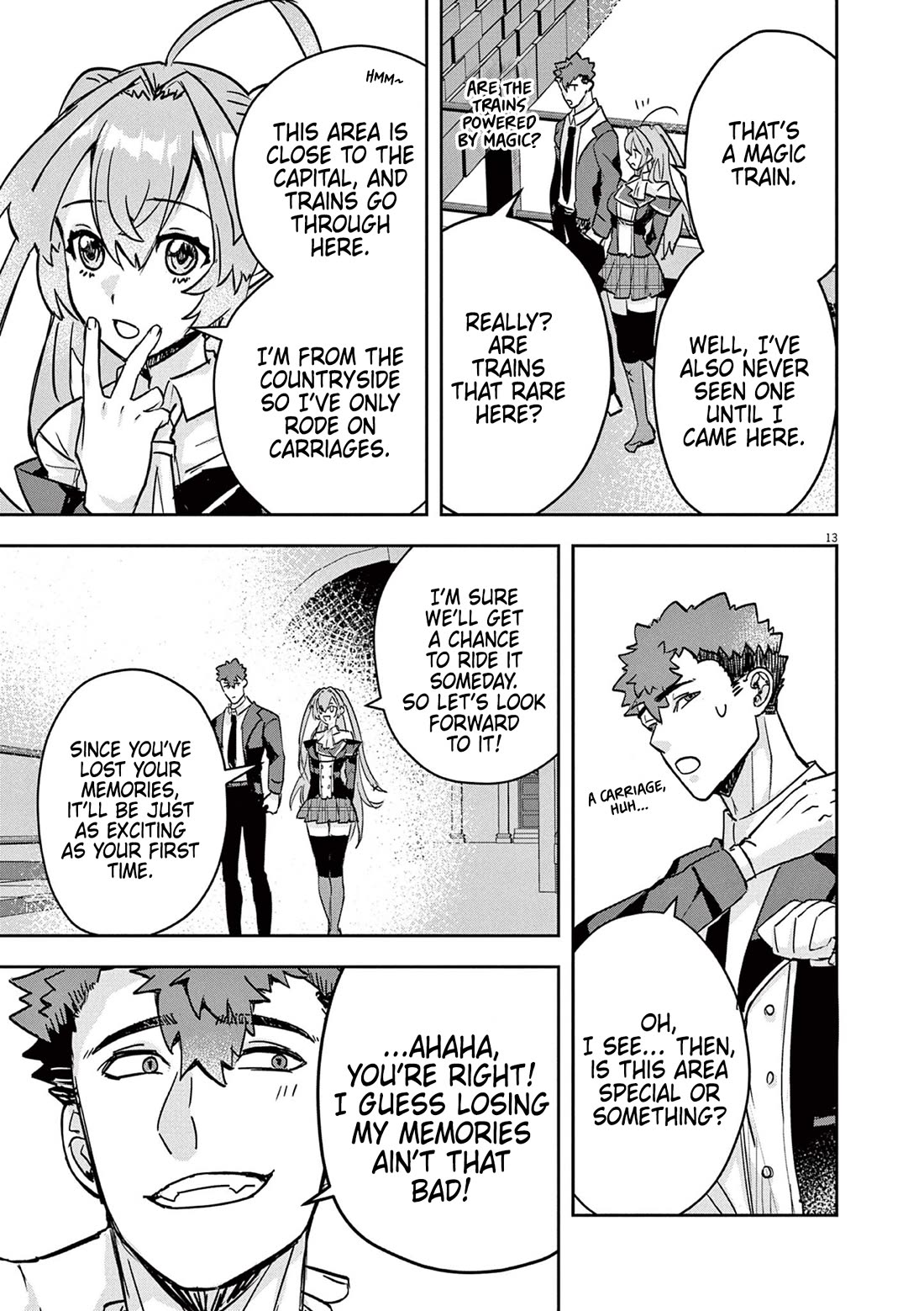 Regarding the Destruction of the Destruction Flag as a Result of a Nichiasa-Loving Otaku Being Reincarnated as a Villainous Student. chapter 4 page 13