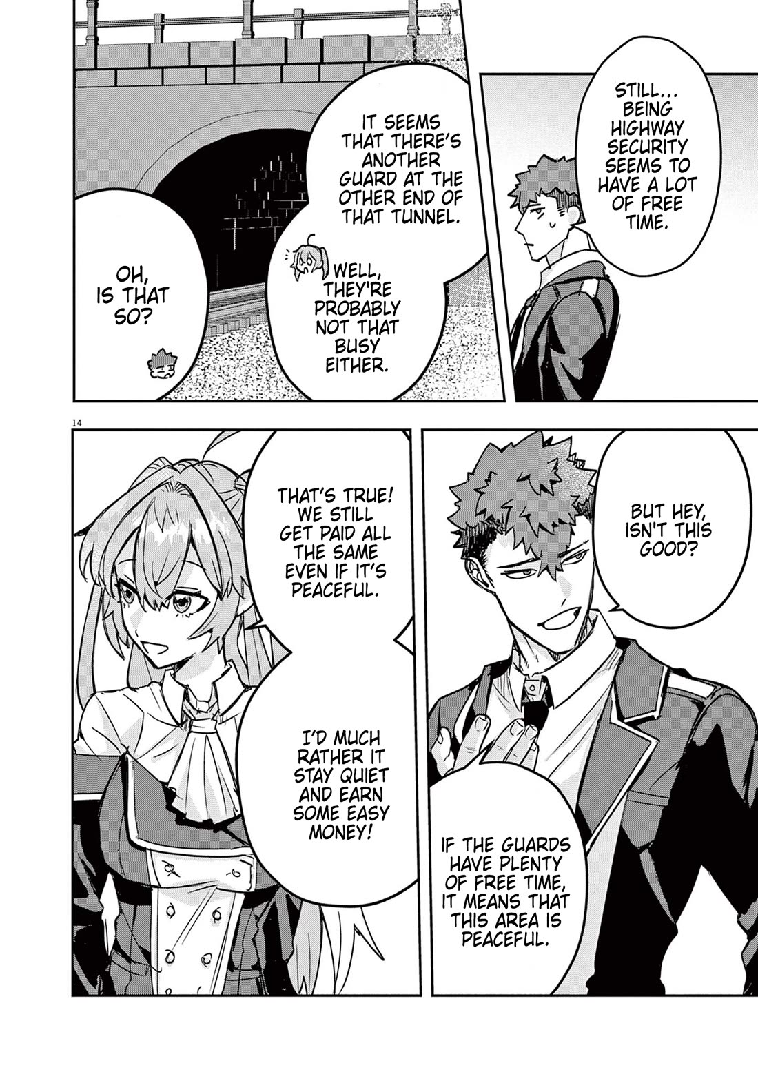 Regarding the Destruction of the Destruction Flag as a Result of a Nichiasa-Loving Otaku Being Reincarnated as a Villainous Student. chapter 4 page 14