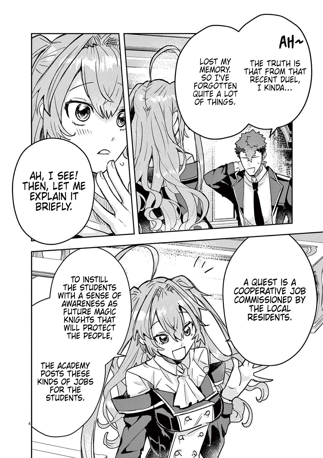 Regarding the Destruction of the Destruction Flag as a Result of a Nichiasa-Loving Otaku Being Reincarnated as a Villainous Student. chapter 4 page 4