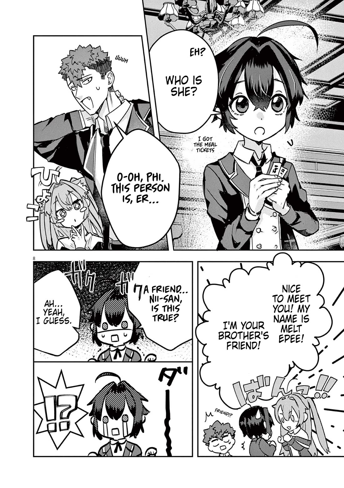 Regarding the Destruction of the Destruction Flag as a Result of a Nichiasa-Loving Otaku Being Reincarnated as a Villainous Student. chapter 4 page 8