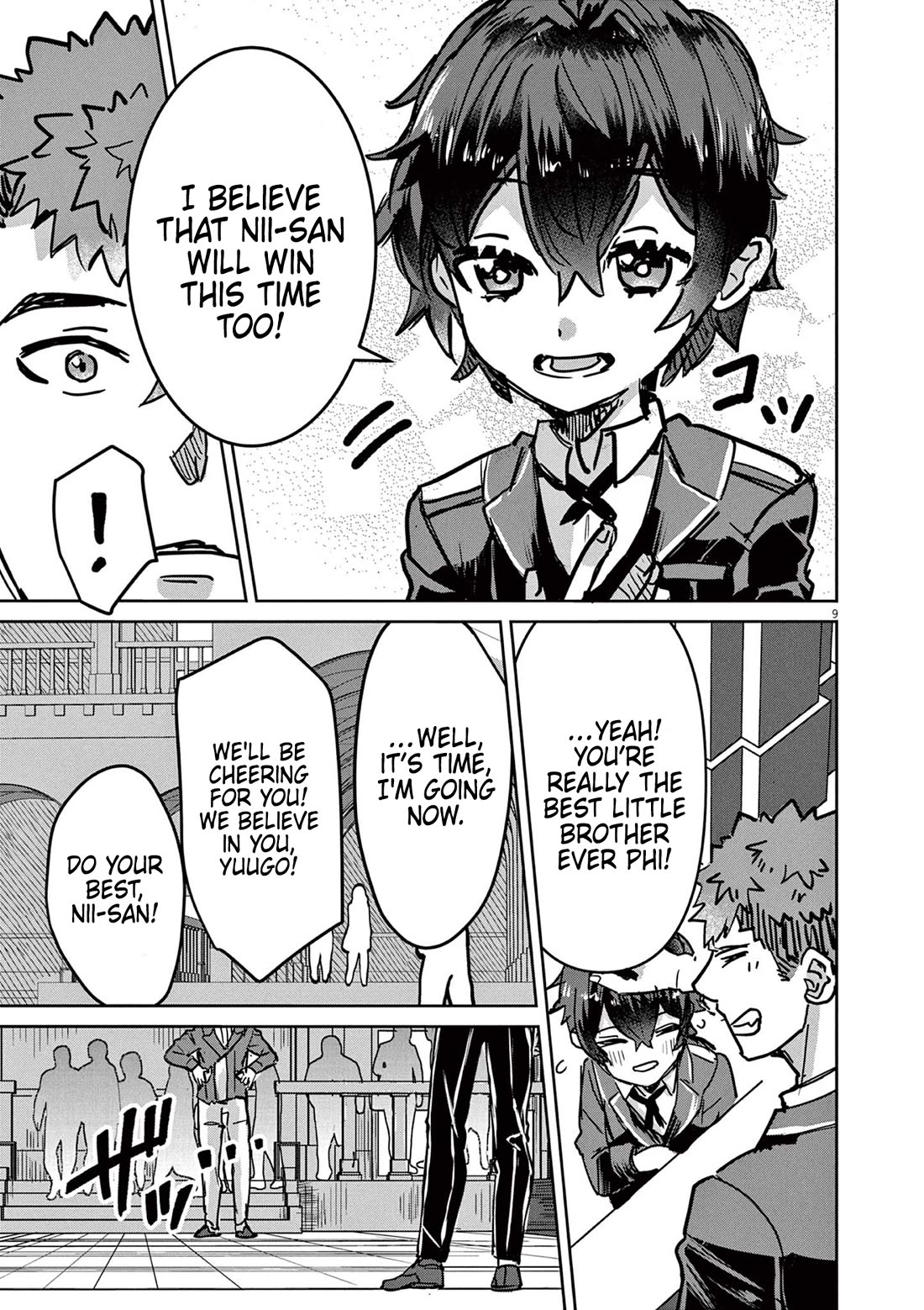 Regarding the Destruction of the Destruction Flag as a Result of a Nichiasa-Loving Otaku Being Reincarnated as a Villainous Student. chapter 8 page 9