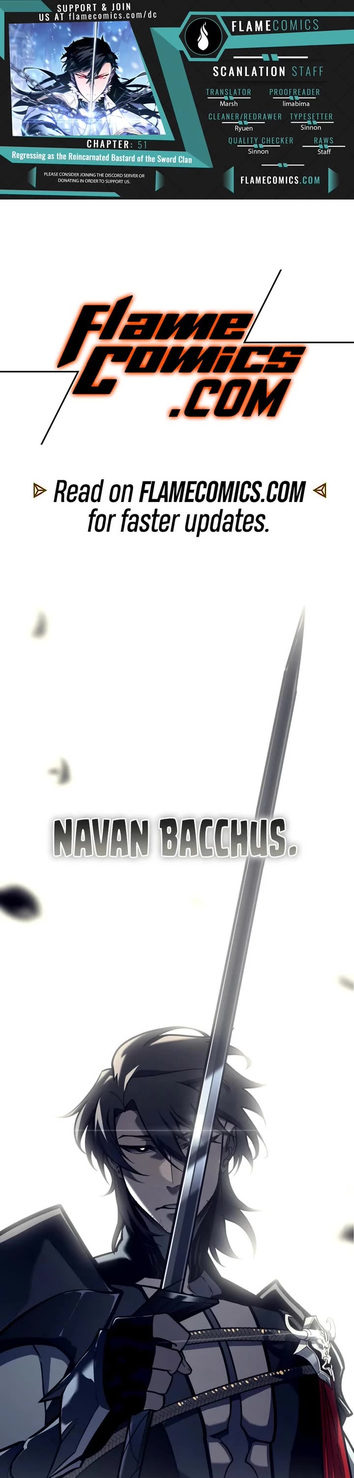 Regressing As The Reincarnated Bastard Of The Sword Clan chapter 51 page 1