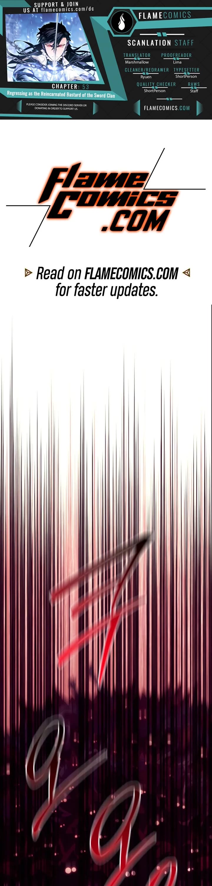 Regressing As The Reincarnated Bastard Of The Sword Clan chapter 53 page 1