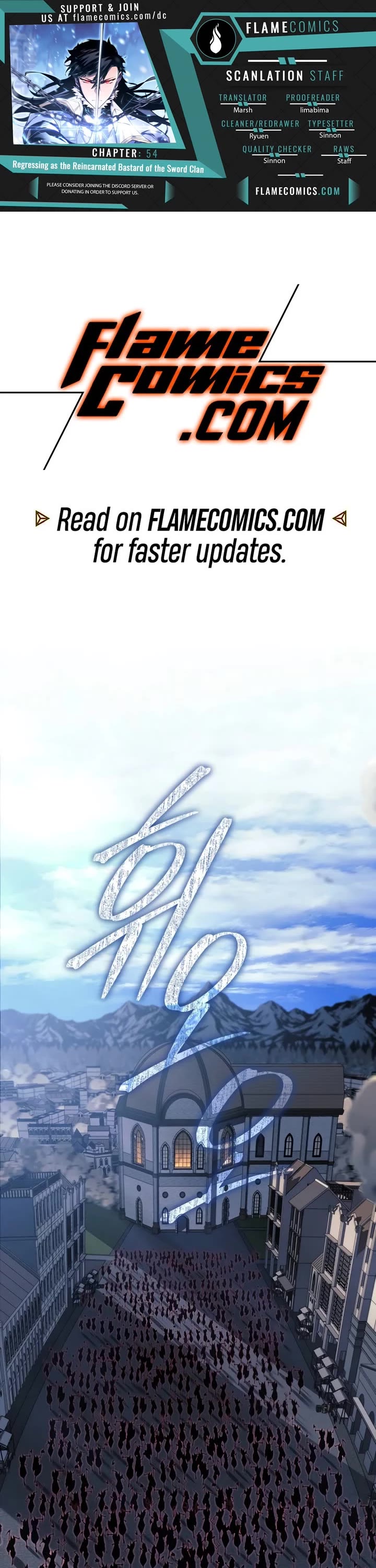 Regressing As The Reincarnated Bastard Of The Sword Clan chapter 54 page 1