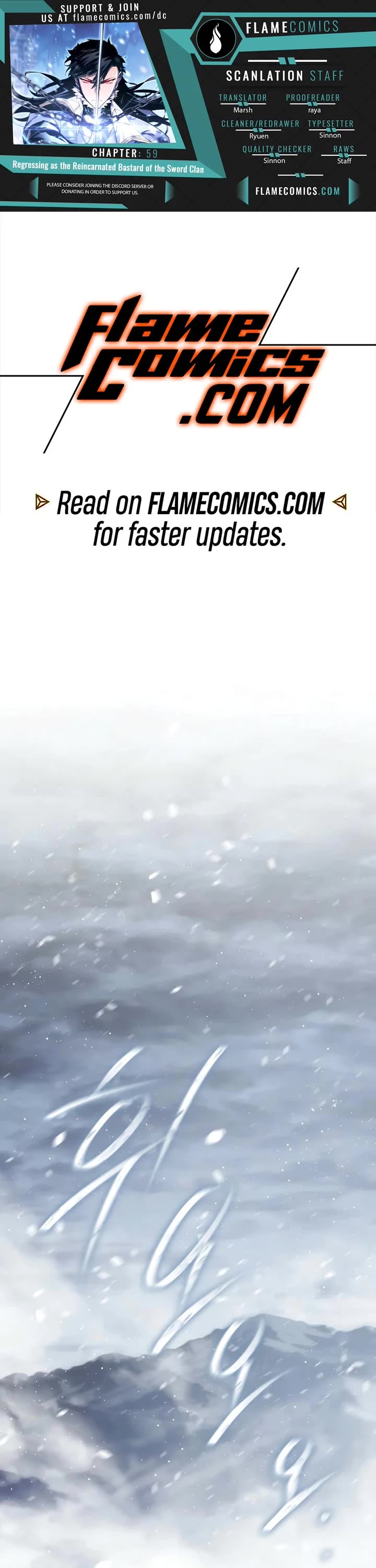 Regressing As The Reincarnated Bastard Of The Sword Clan chapter 59 page 1