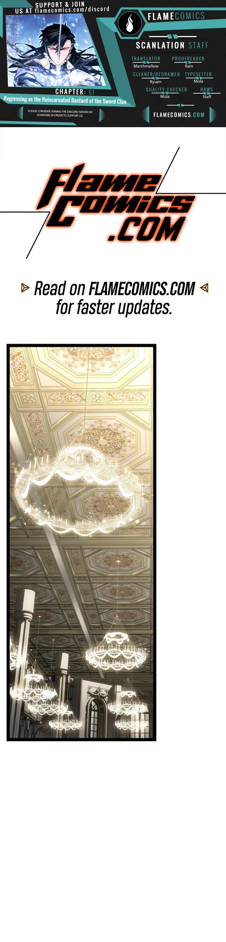 Regressing As The Reincarnated Bastard Of The Sword Clan chapter 61 page 1