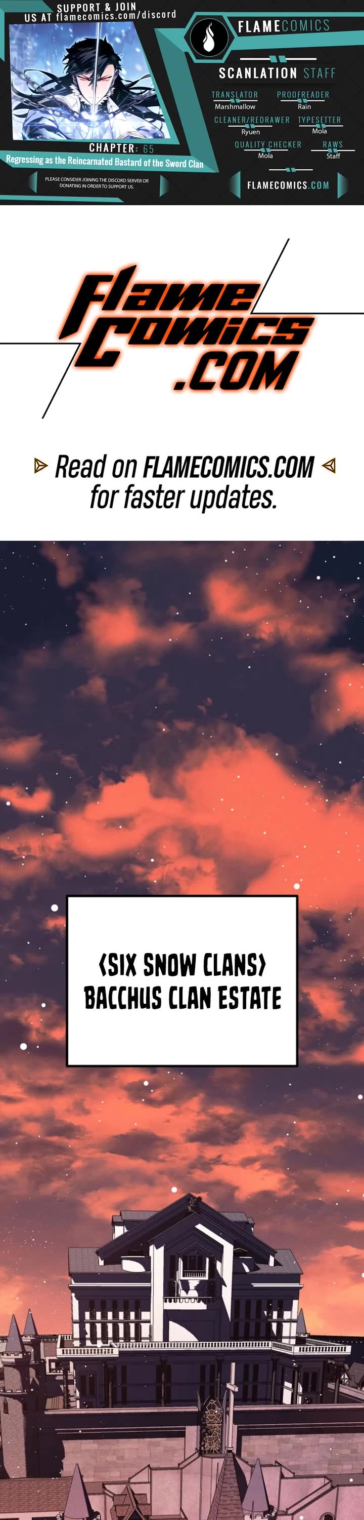 Regressing As The Reincarnated Bastard Of The Sword Clan chapter 65 page 1