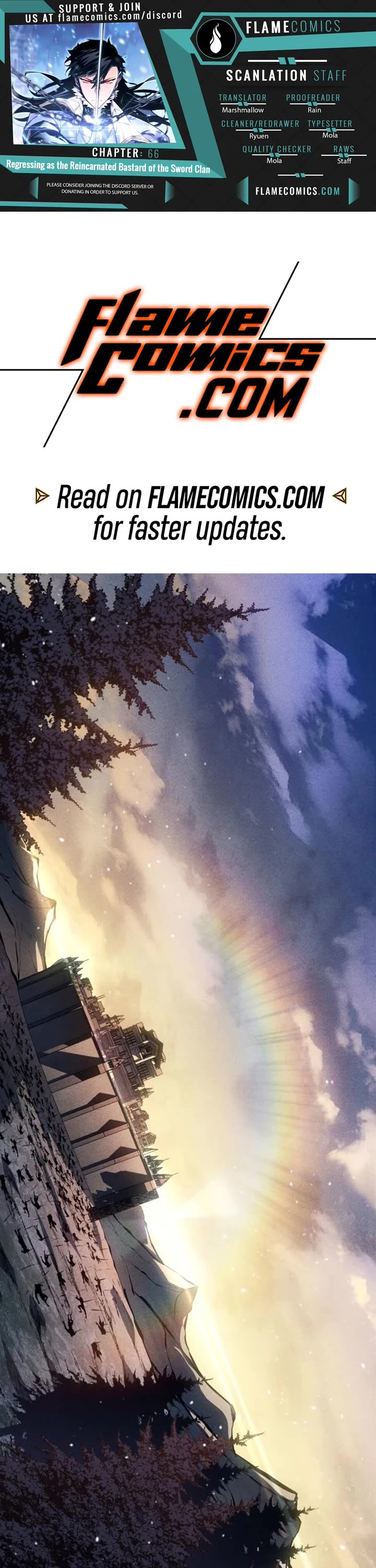 Regressing As The Reincarnated Bastard Of The Sword Clan chapter 66 page 1