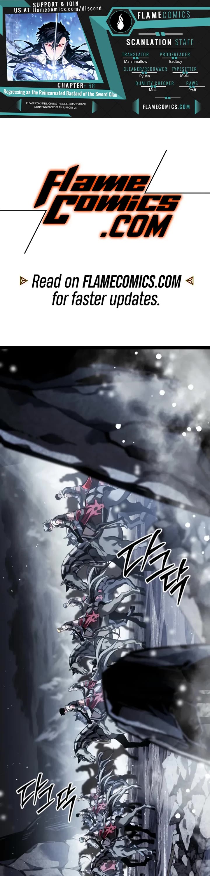 Regressing As The Reincarnated Bastard Of The Sword Clan chapter 88 page 1