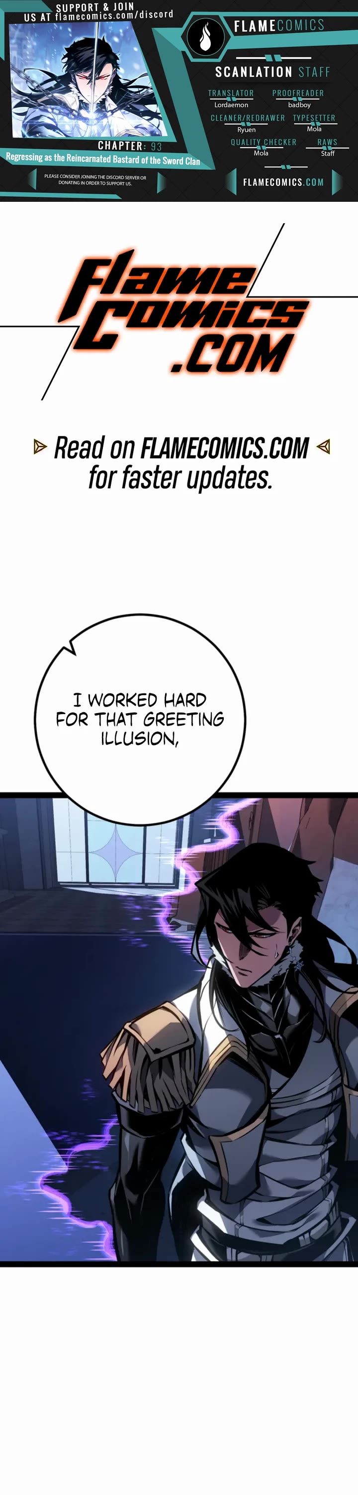 Regressing As The Reincarnated Bastard Of The Sword Clan chapter 93 page 1