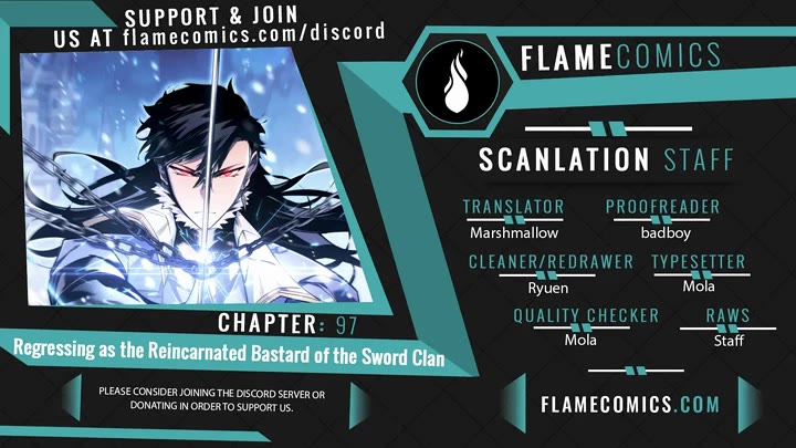 Regressing As The Reincarnated Bastard Of The Sword Clan chapter 97 page 1