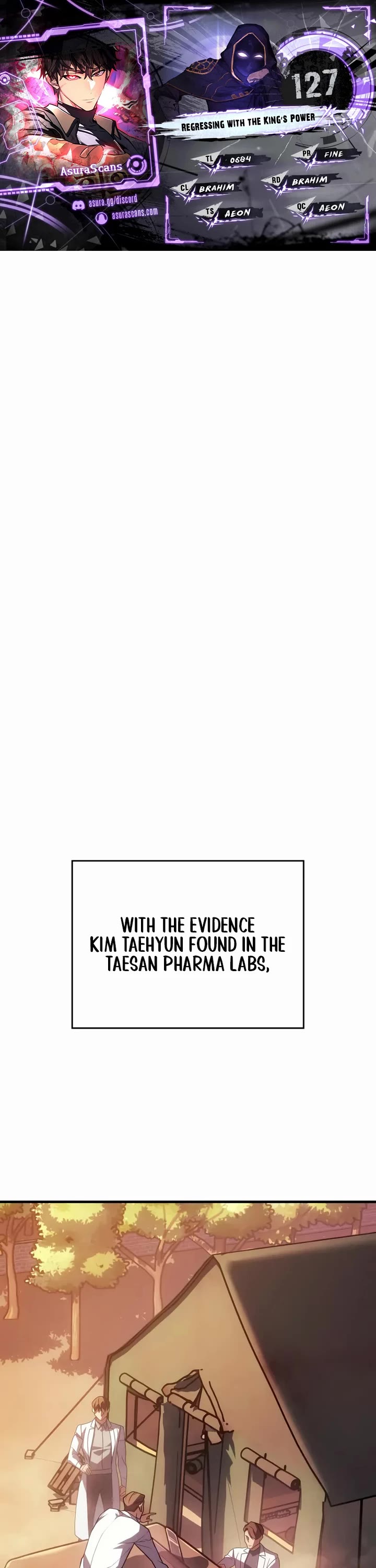 Regressing With the King's Power chapter 127 page 1