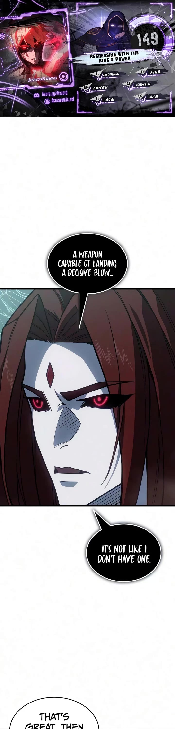 Regressing With the King's Power chapter 149 page 1