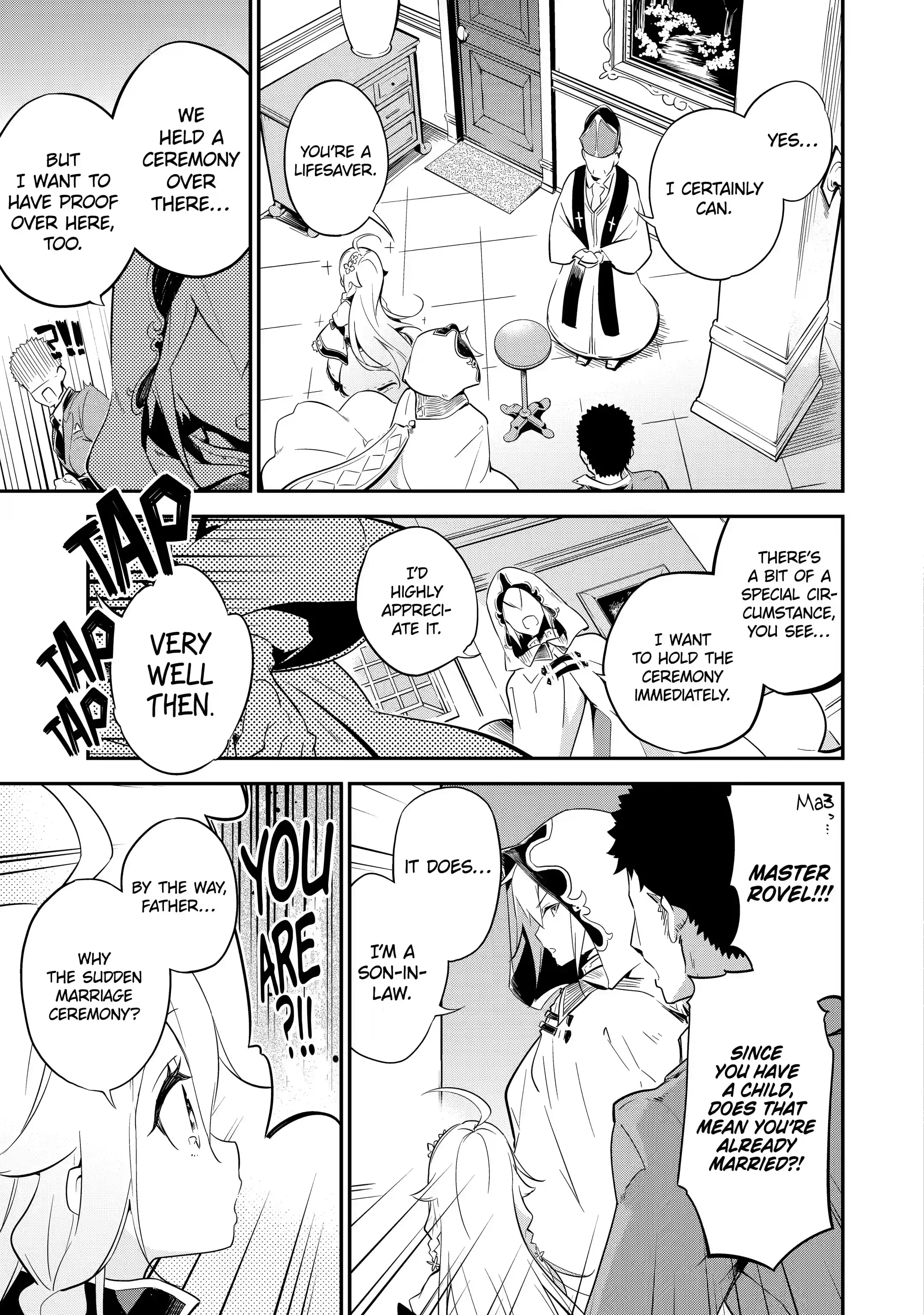 Reincarnated as the Daughter of the Legendary Hero and the Queen of Spirits (Official) chapter 1.2 page 9