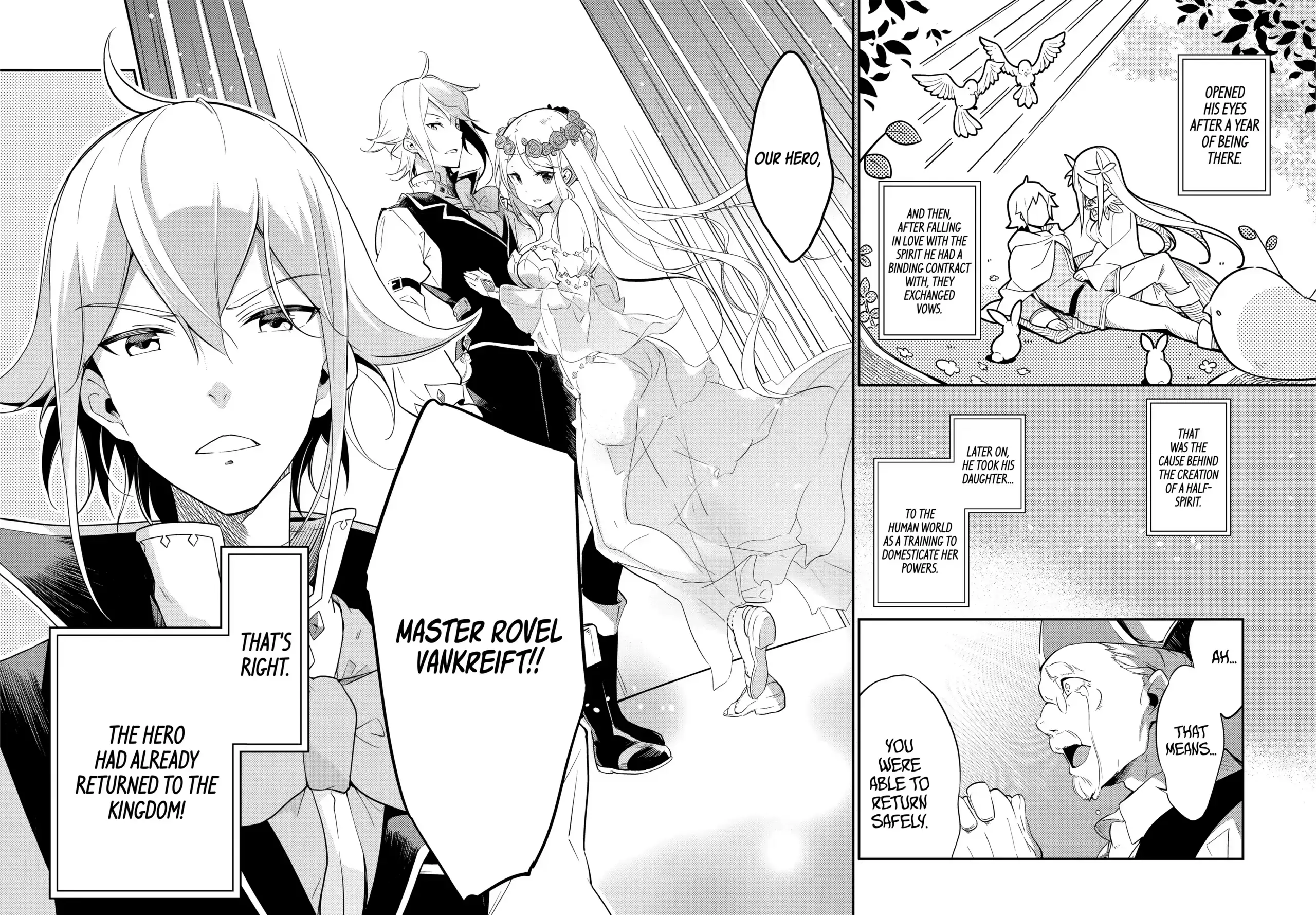 Reincarnated as the Daughter of the Legendary Hero and the Queen of Spirits (Official) chapter 1.3 page 2