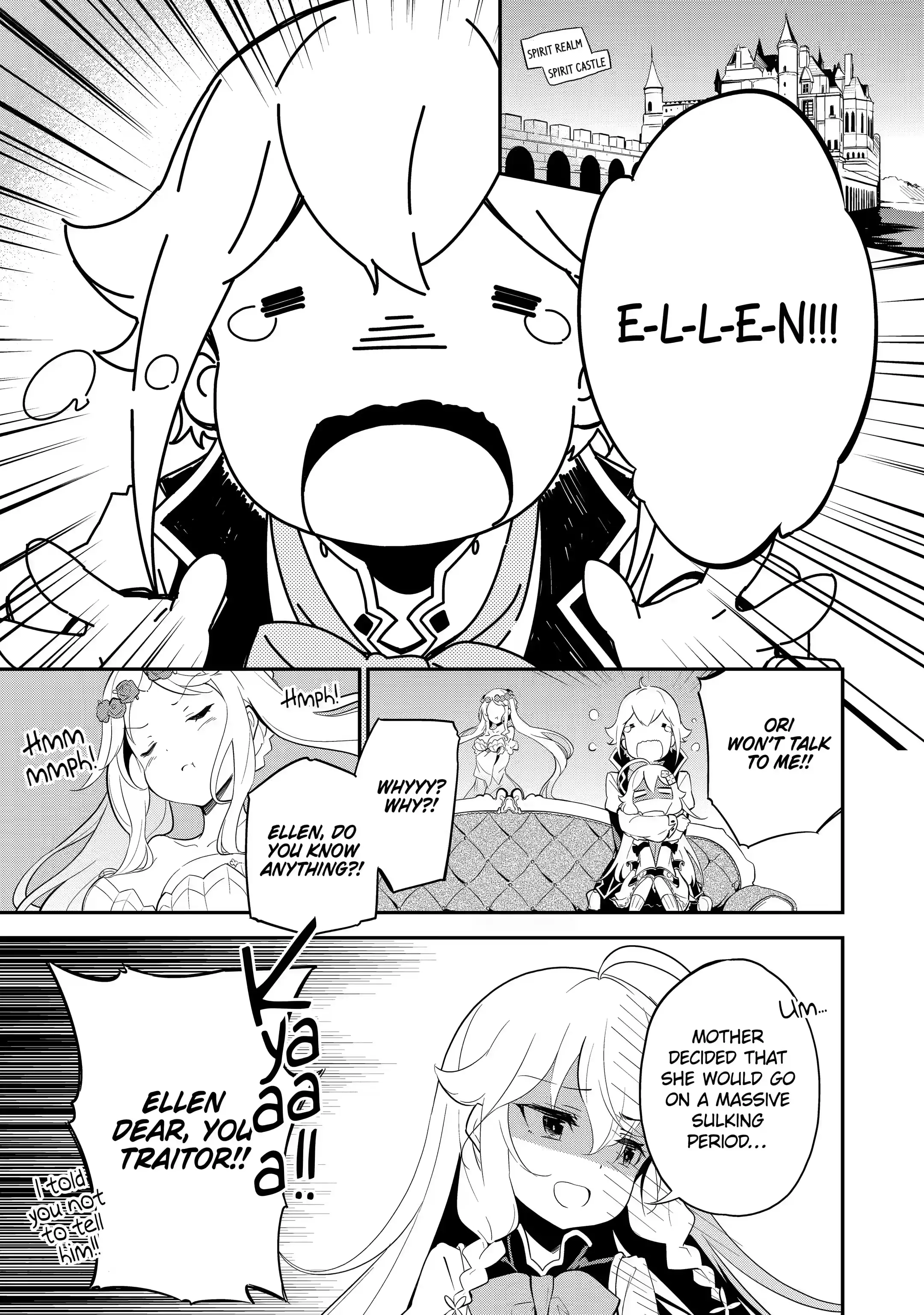 Reincarnated as the Daughter of the Legendary Hero and the Queen of Spirits (Official) chapter 11.2 page 1