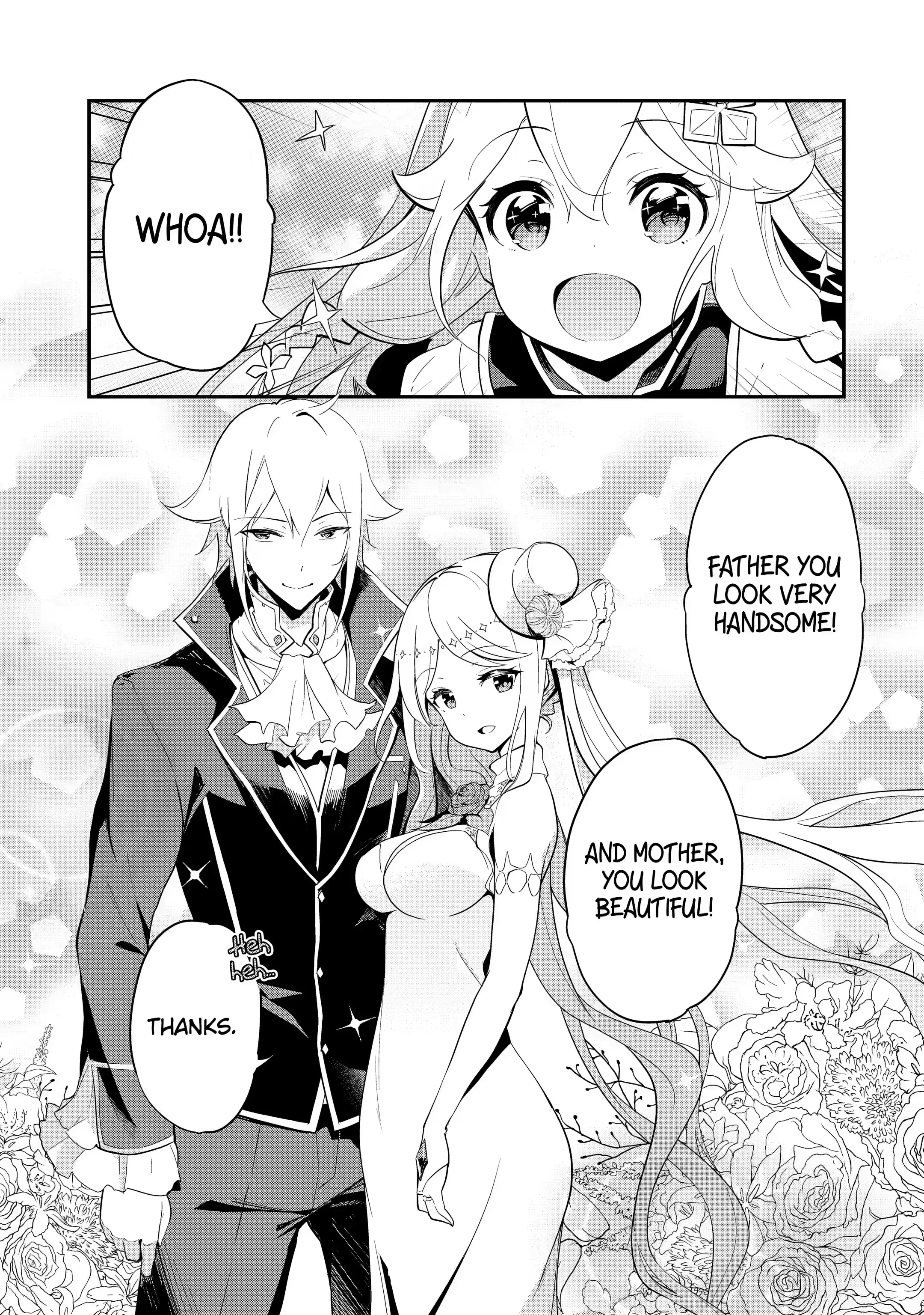 Reincarnated as the Daughter of the Legendary Hero and the Queen of Spirits (Official) chapter 12.1 page 1