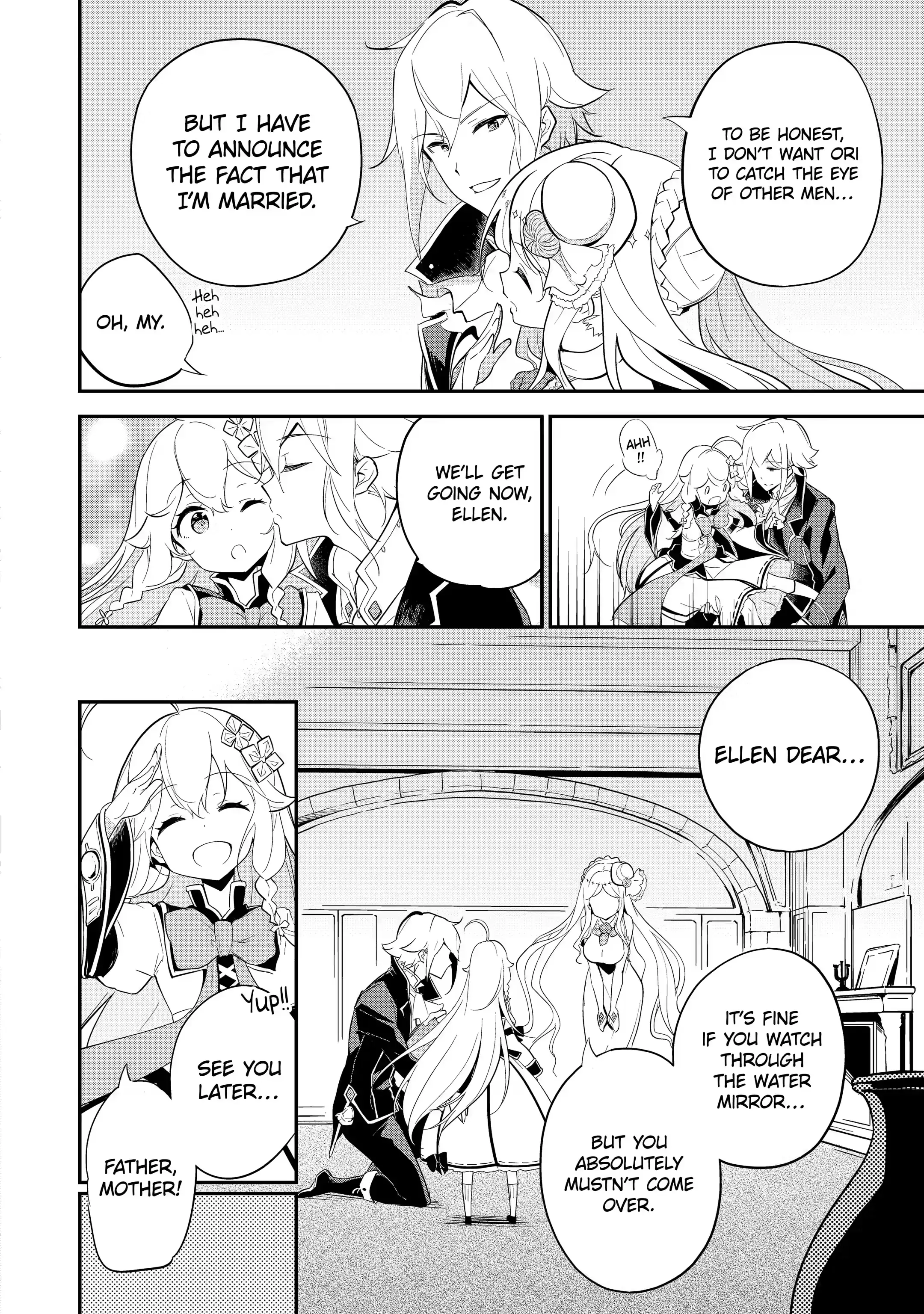 Reincarnated as the Daughter of the Legendary Hero and the Queen of Spirits (Official) chapter 12.1 page 2