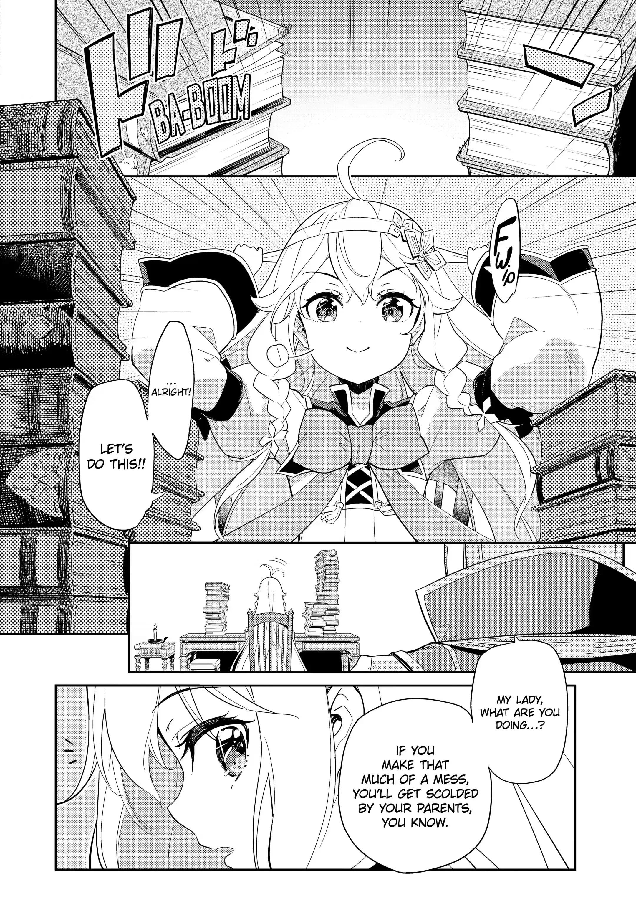 Reincarnated as the Daughter of the Legendary Hero and the Queen of Spirits (Official) chapter 14.1 page 2