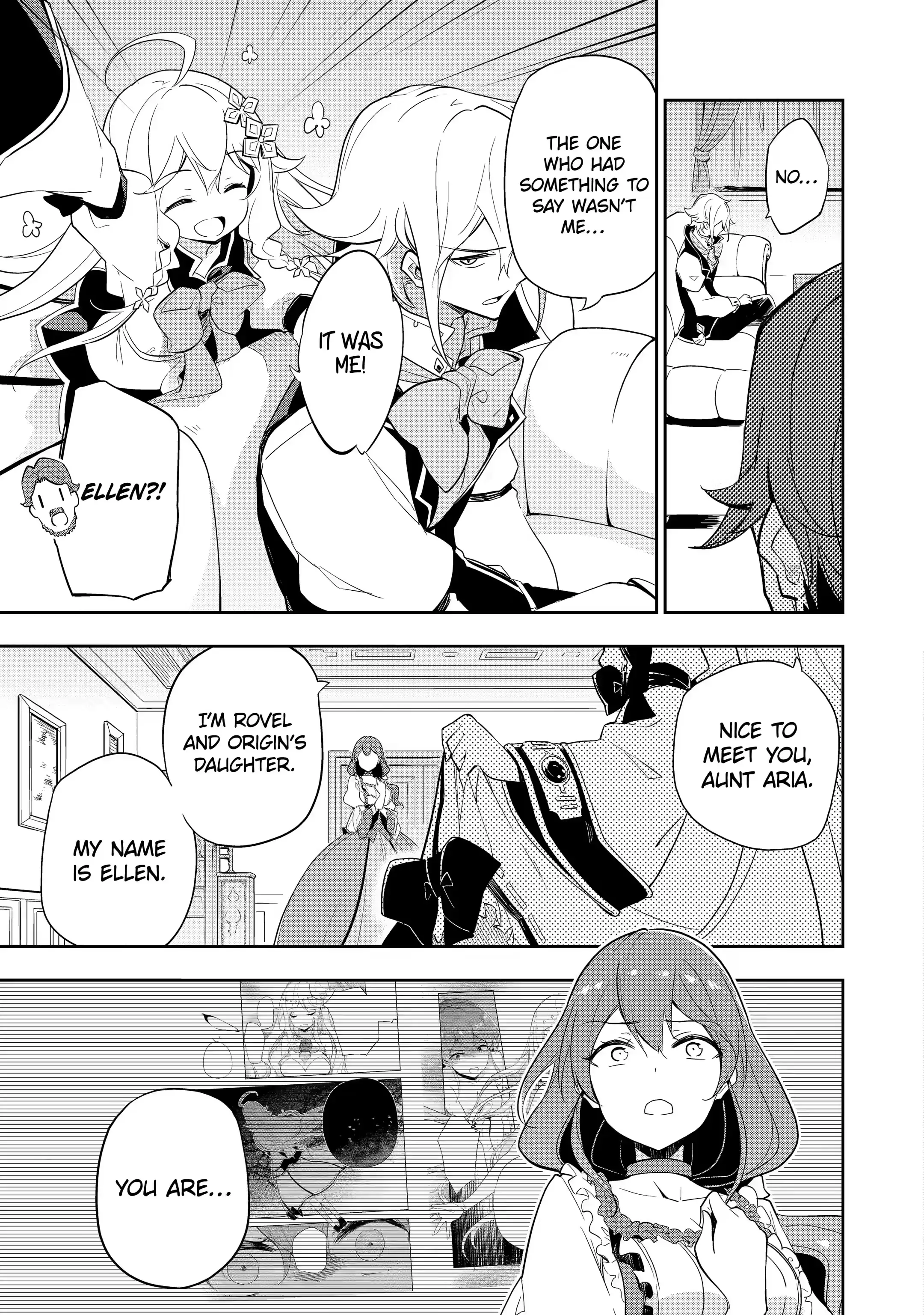 Reincarnated as the Daughter of the Legendary Hero and the Queen of Spirits (Official) chapter 14.2 page 8