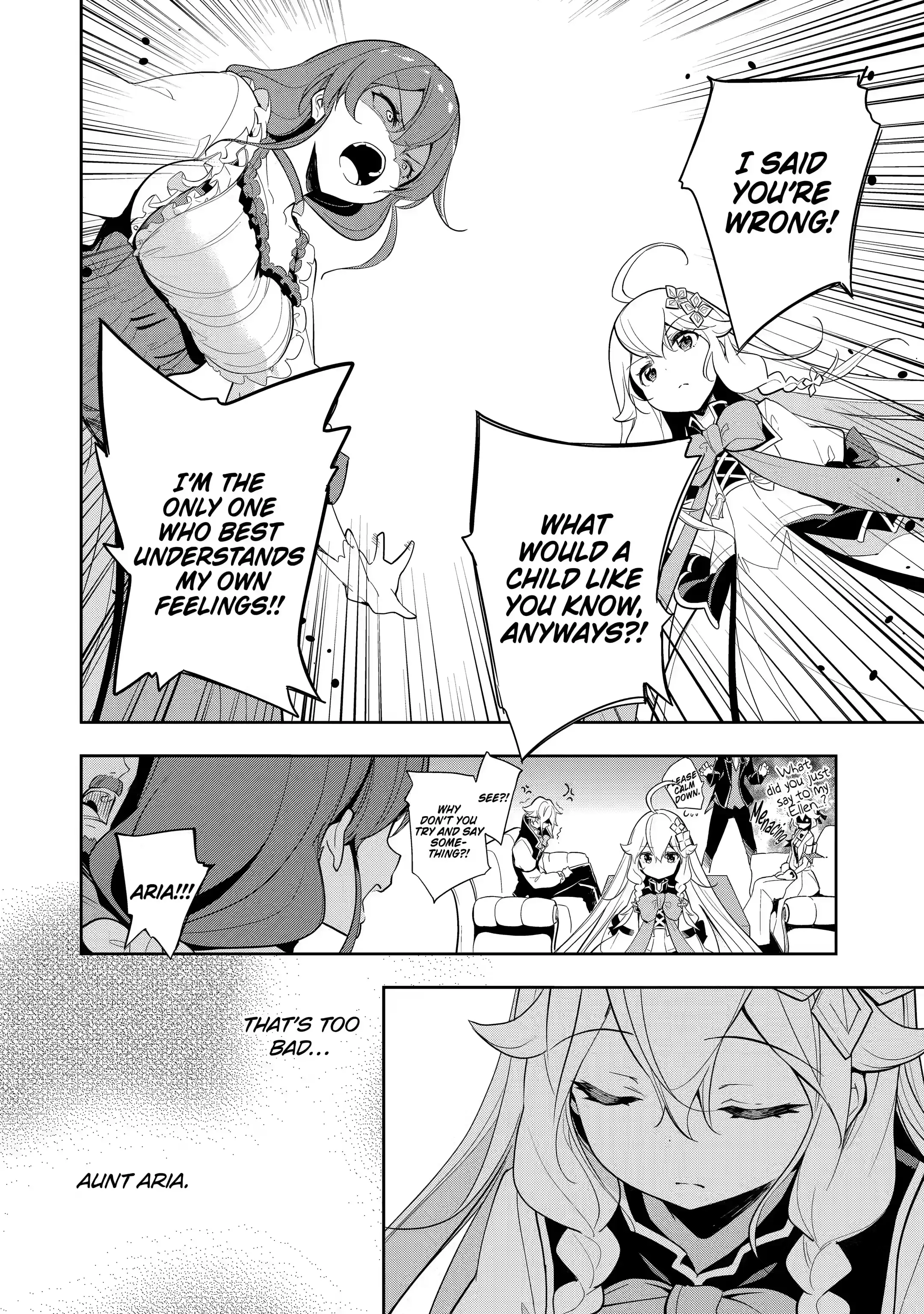 Reincarnated as the Daughter of the Legendary Hero and the Queen of Spirits (Official) chapter 15.1 page 6