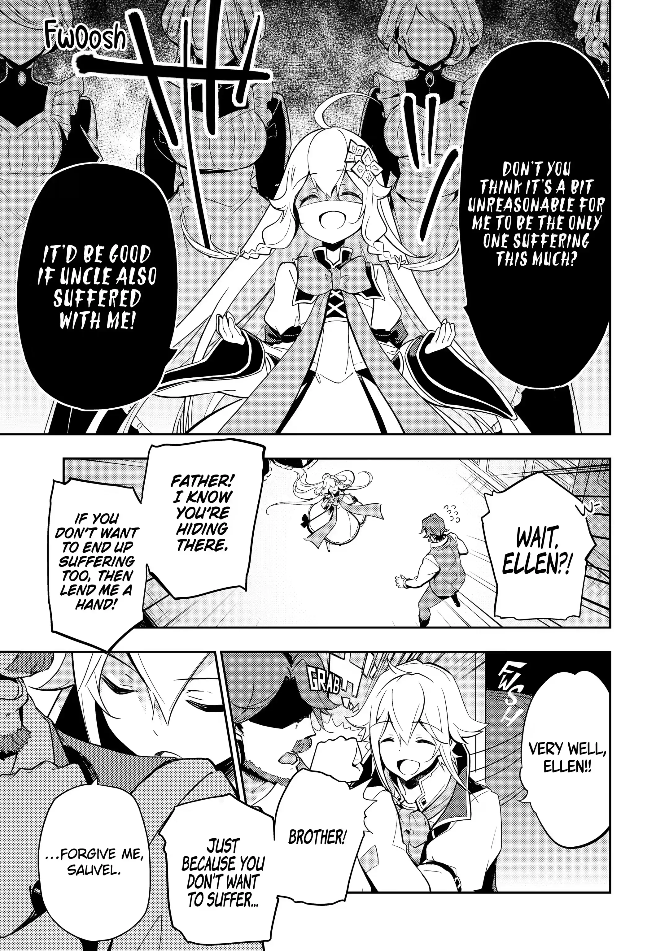 Reincarnated as the Daughter of the Legendary Hero and the Queen of Spirits (Official) chapter 15.3 page 8