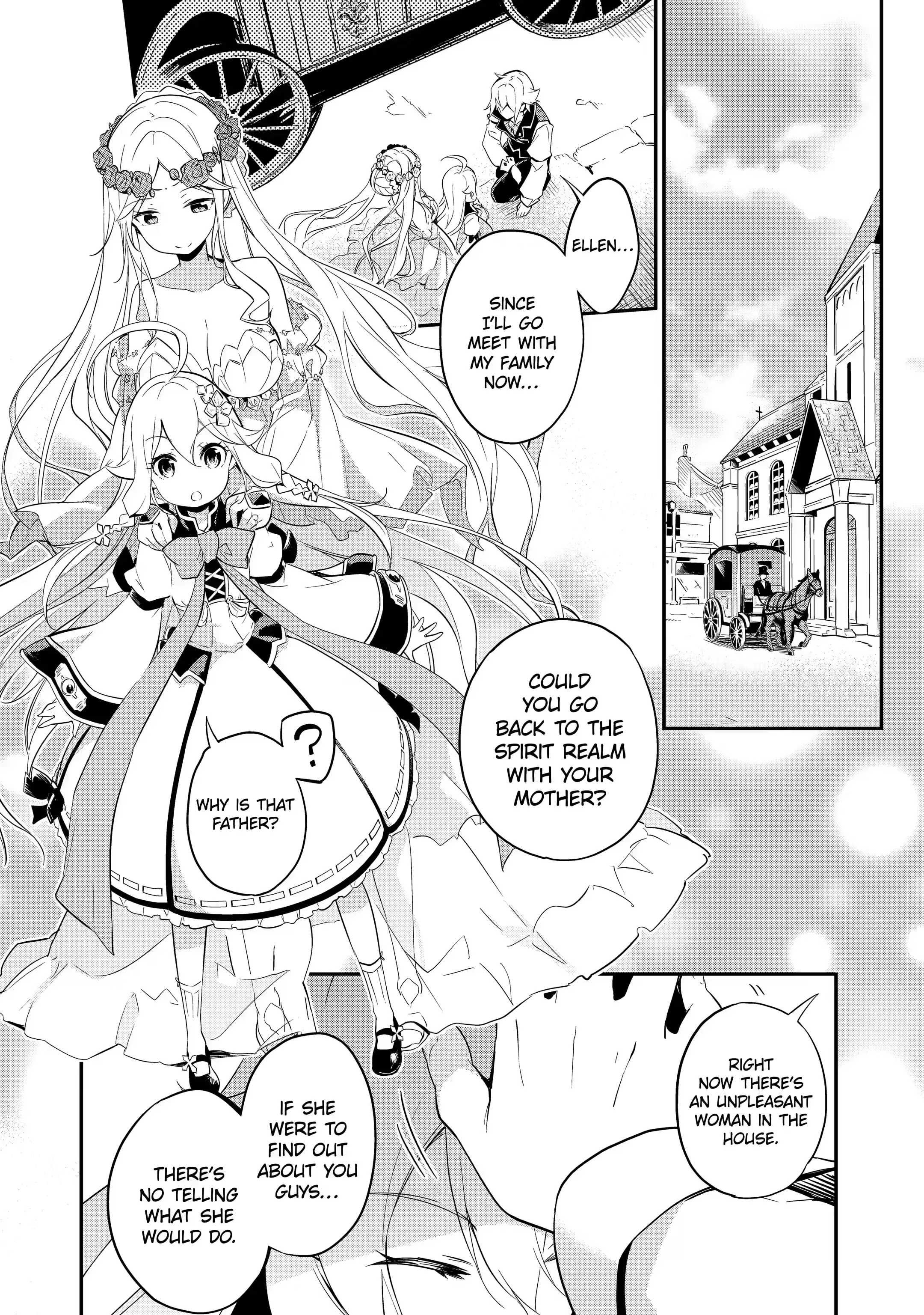 Reincarnated as the Daughter of the Legendary Hero and the Queen of Spirits (Official) chapter 2.1 page 4