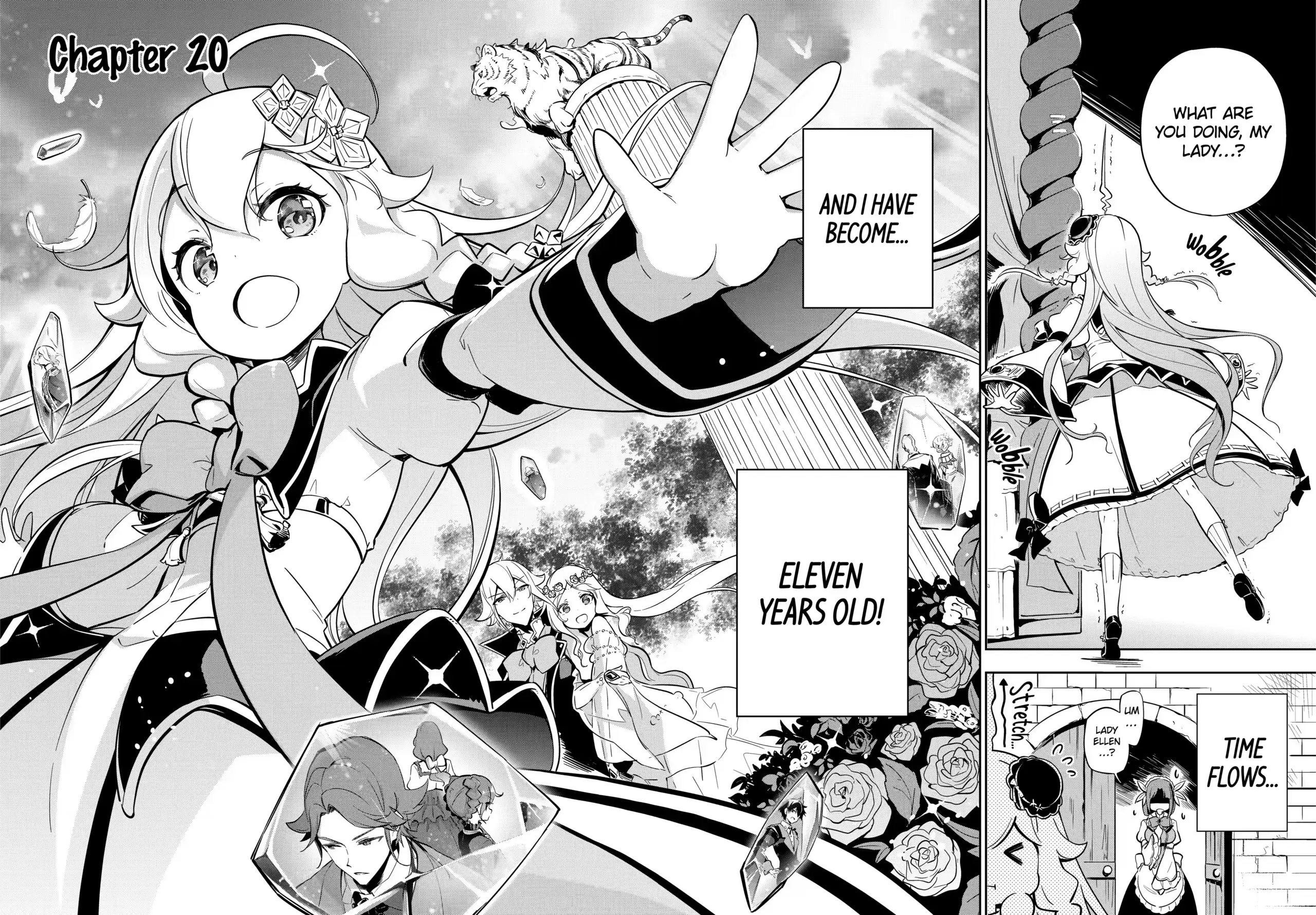 Reincarnated as the Daughter of the Legendary Hero and the Queen of Spirits (Official) chapter 20.1 page 2