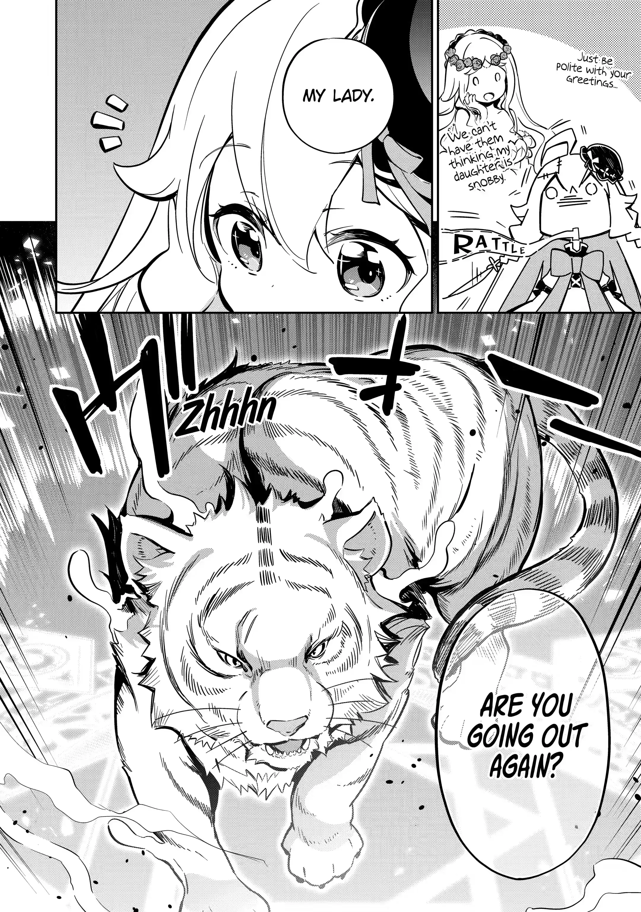Reincarnated as the Daughter of the Legendary Hero and the Queen of Spirits (Official) chapter 20.1 page 7