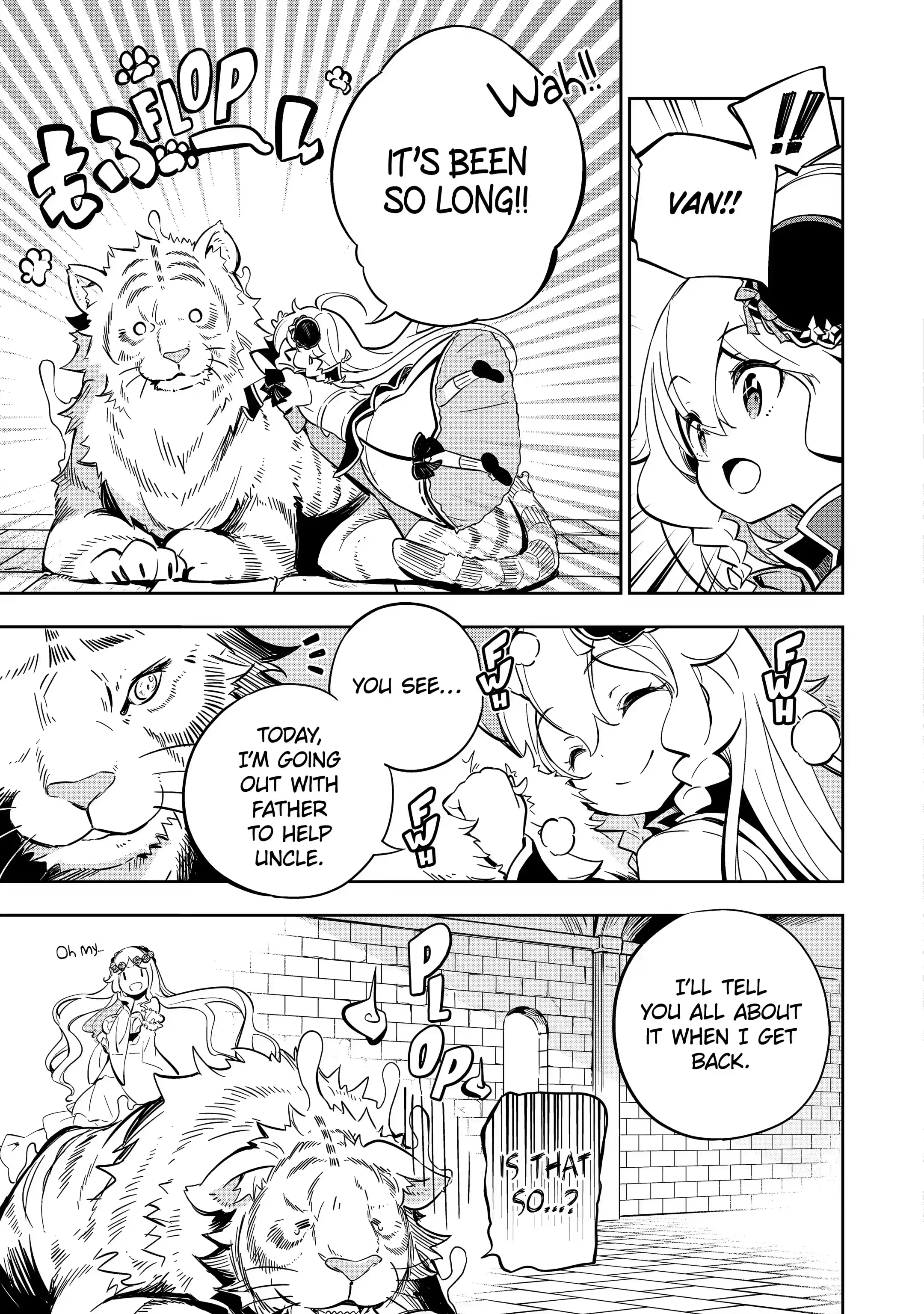 Reincarnated as the Daughter of the Legendary Hero and the Queen of Spirits (Official) chapter 20.1 page 8