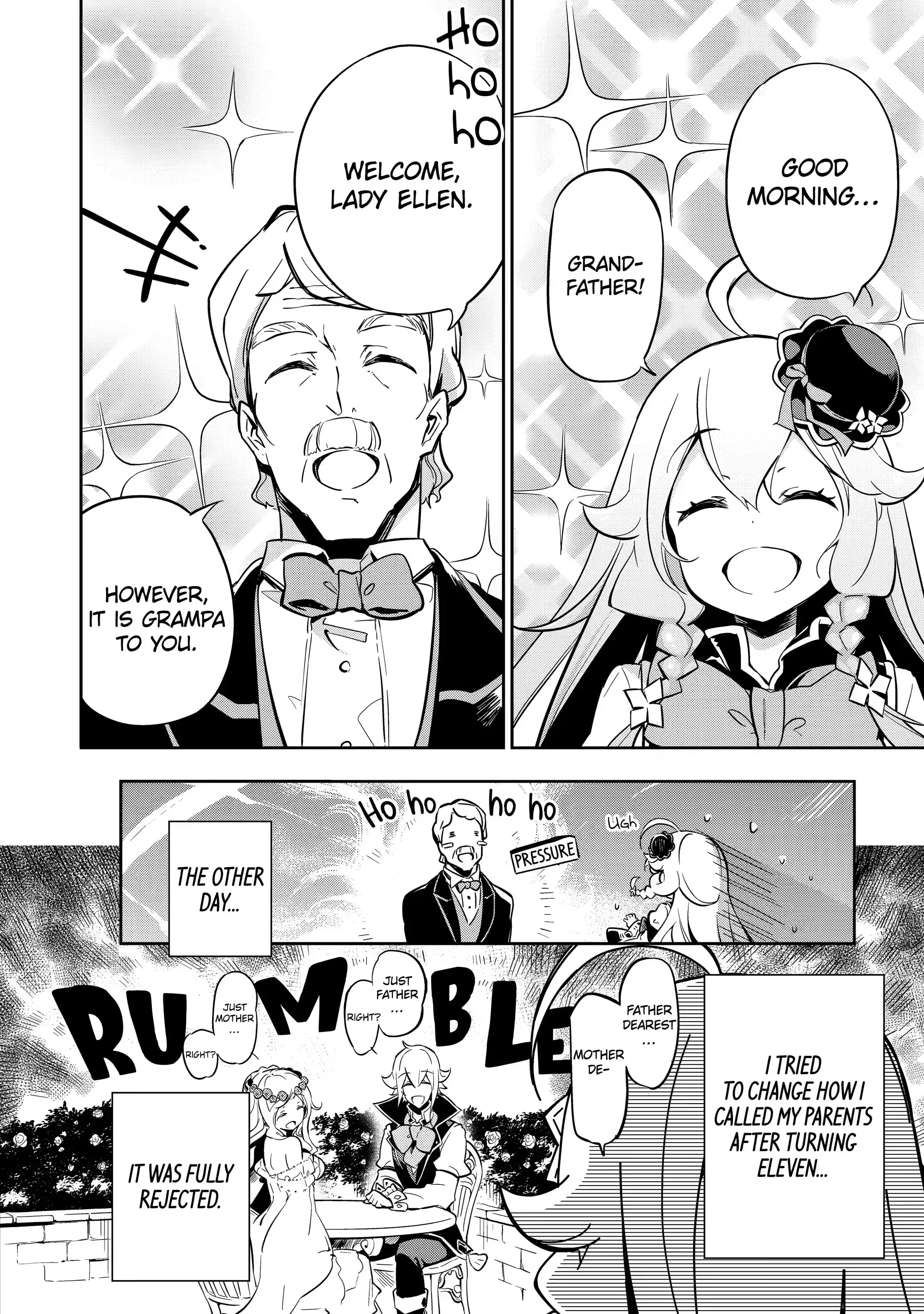 Reincarnated as the Daughter of the Legendary Hero and the Queen of Spirits (Official) chapter 20.2 page 1