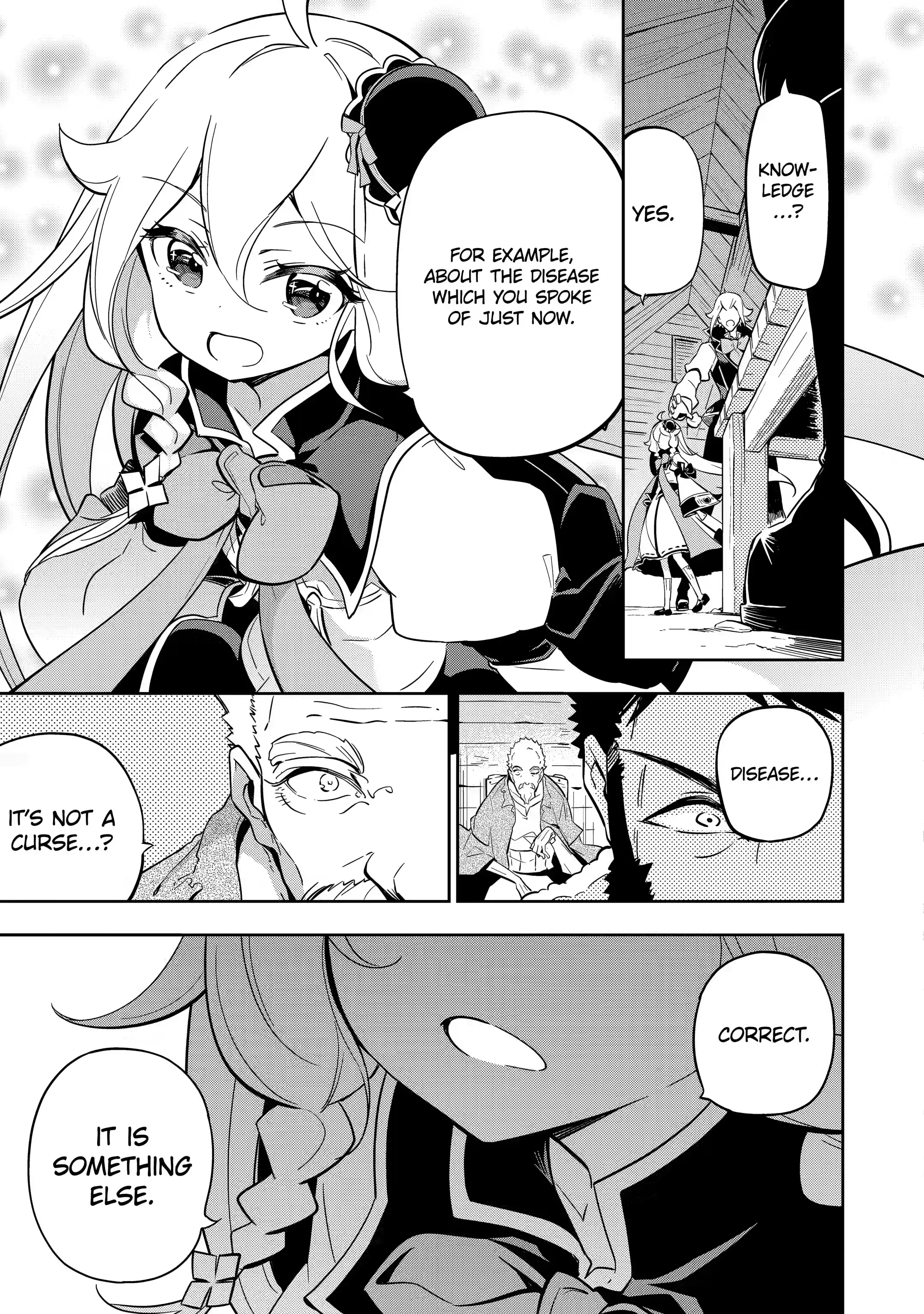 Reincarnated as the Daughter of the Legendary Hero and the Queen of Spirits (Official) chapter 21.3 page 1