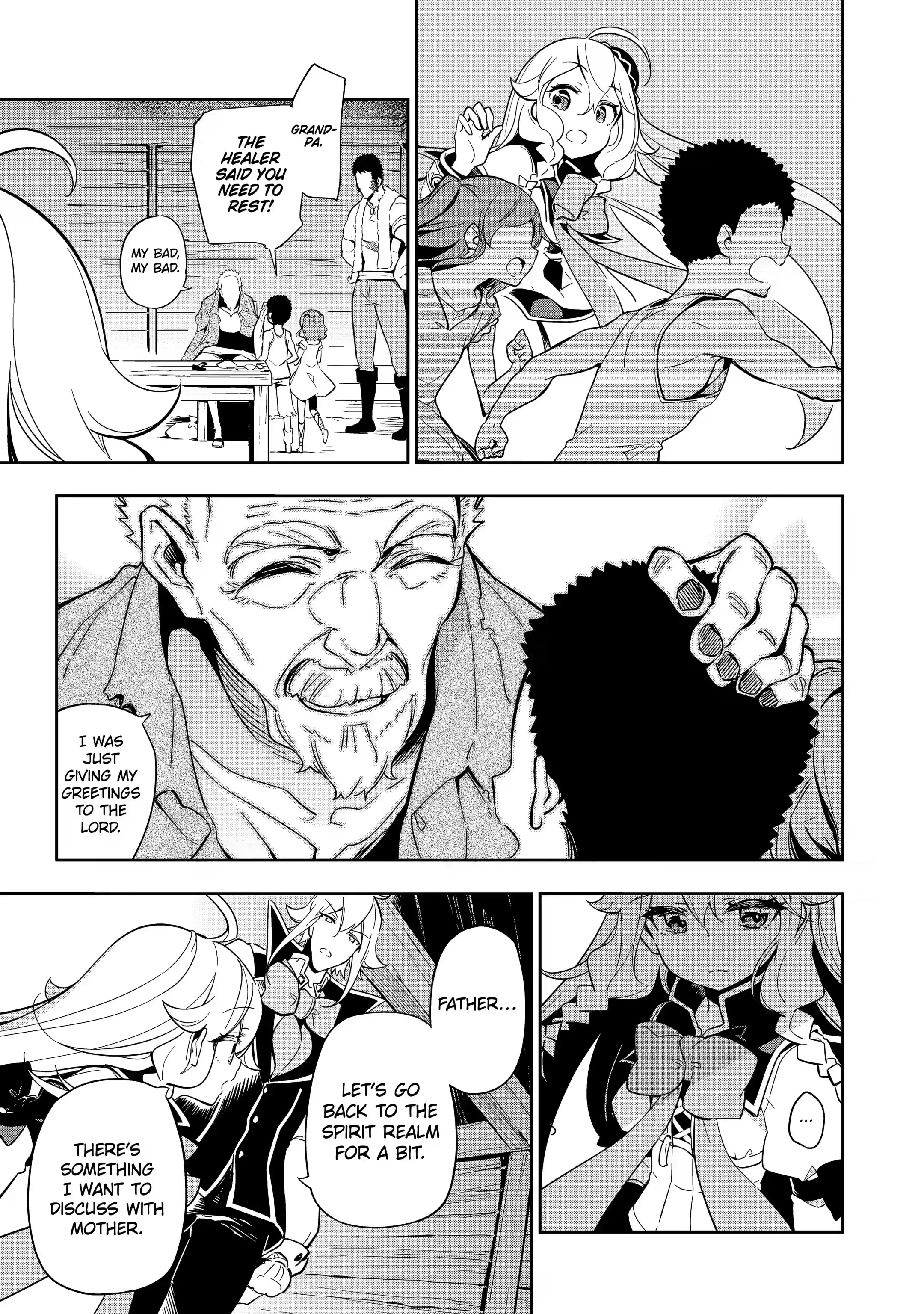 Reincarnated as the Daughter of the Legendary Hero and the Queen of Spirits (Official) chapter 21.3 page 7