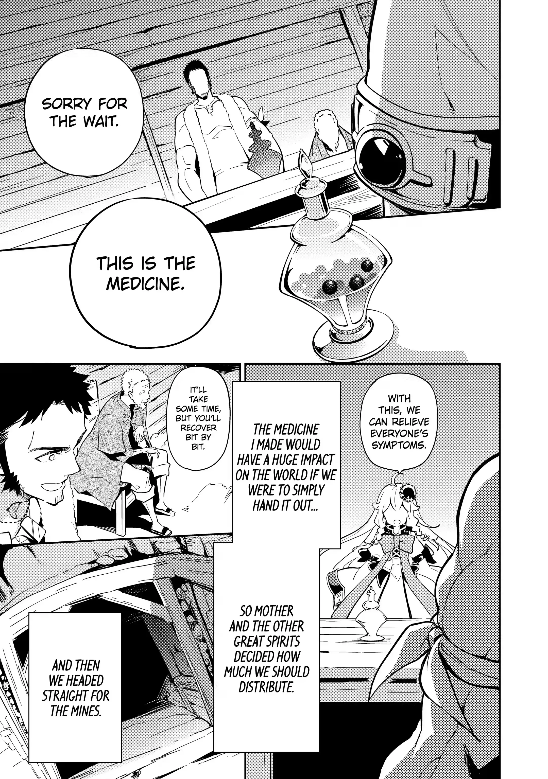 Reincarnated as the Daughter of the Legendary Hero and the Queen of Spirits (Official) chapter 22.3 page 1