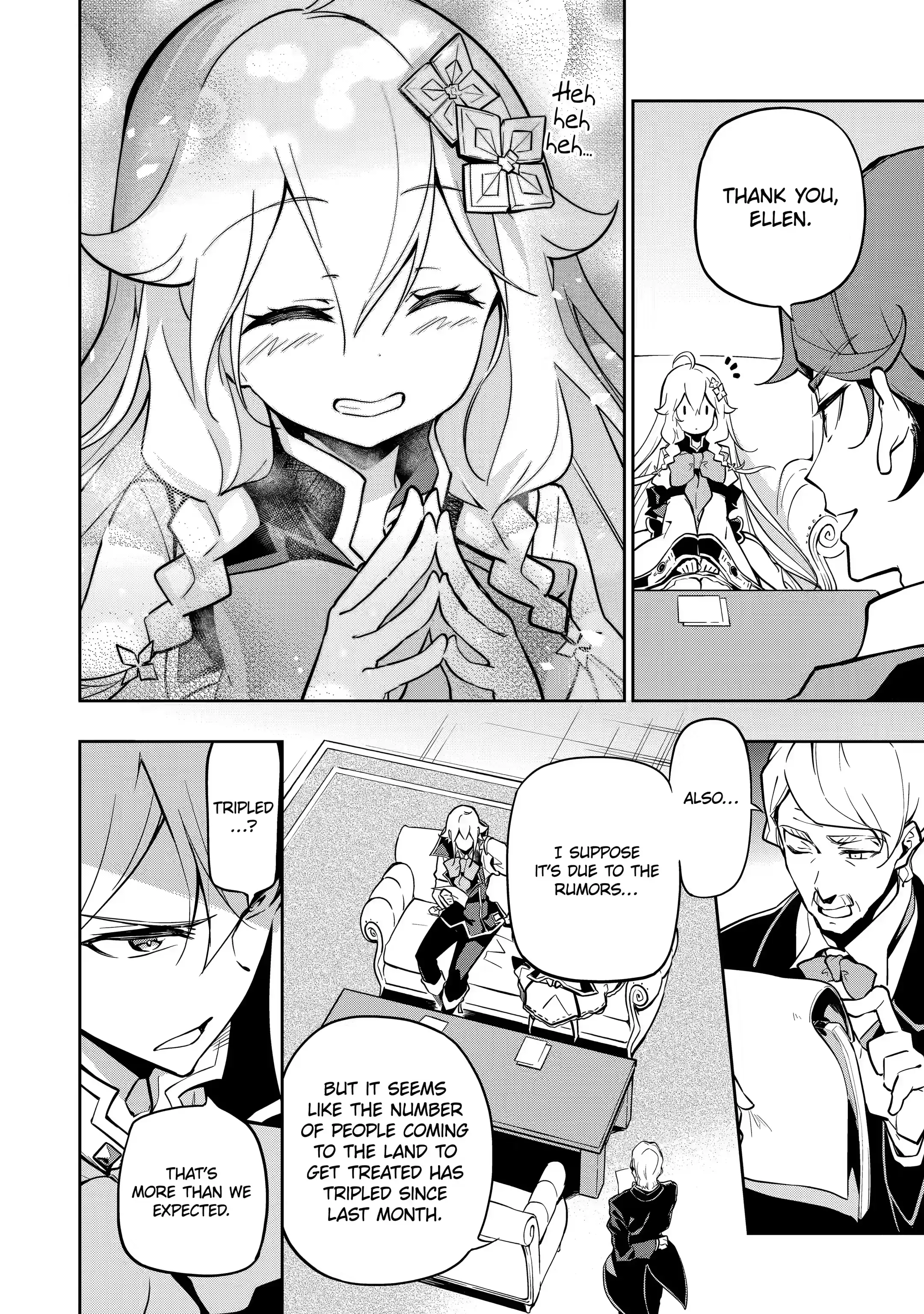 Reincarnated as the Daughter of the Legendary Hero and the Queen of Spirits (Official) chapter 25.1 page 4