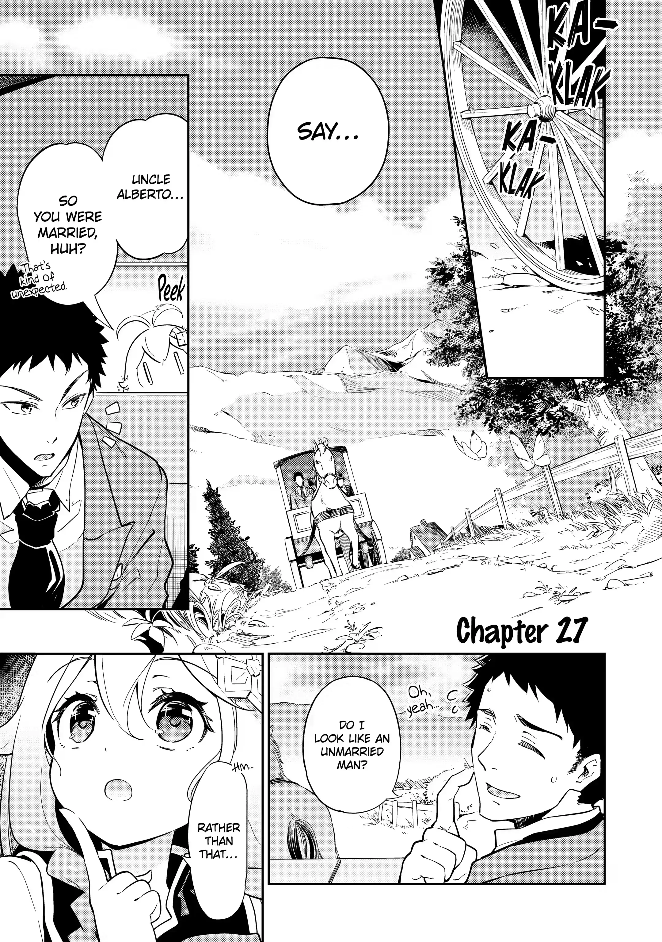 Reincarnated as the Daughter of the Legendary Hero and the Queen of Spirits (Official) chapter 27.1 page 1