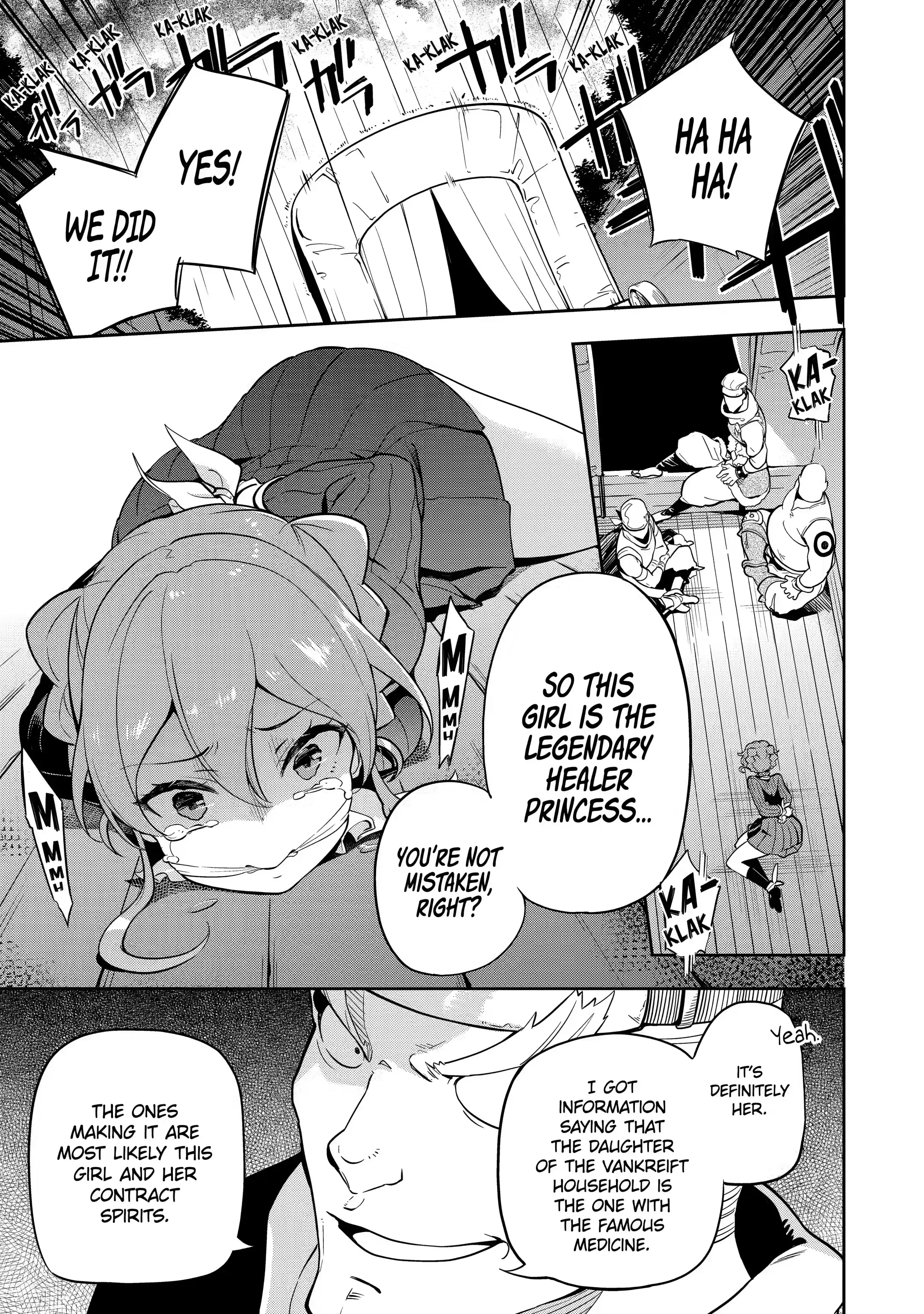 Reincarnated as the Daughter of the Legendary Hero and the Queen of Spirits (Official) chapter 28.1 page 1