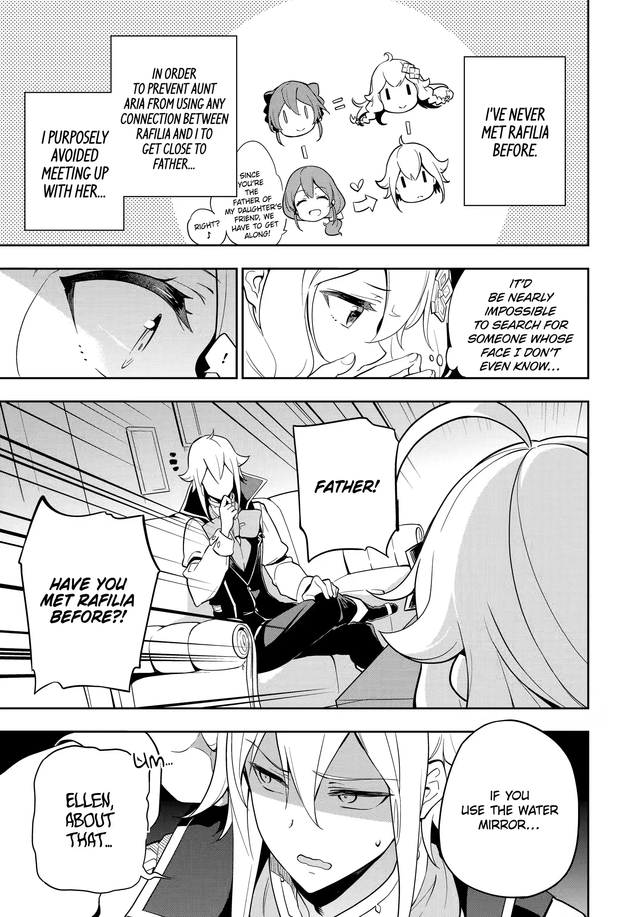 Reincarnated as the Daughter of the Legendary Hero and the Queen of Spirits (Official) chapter 28.1 page 8