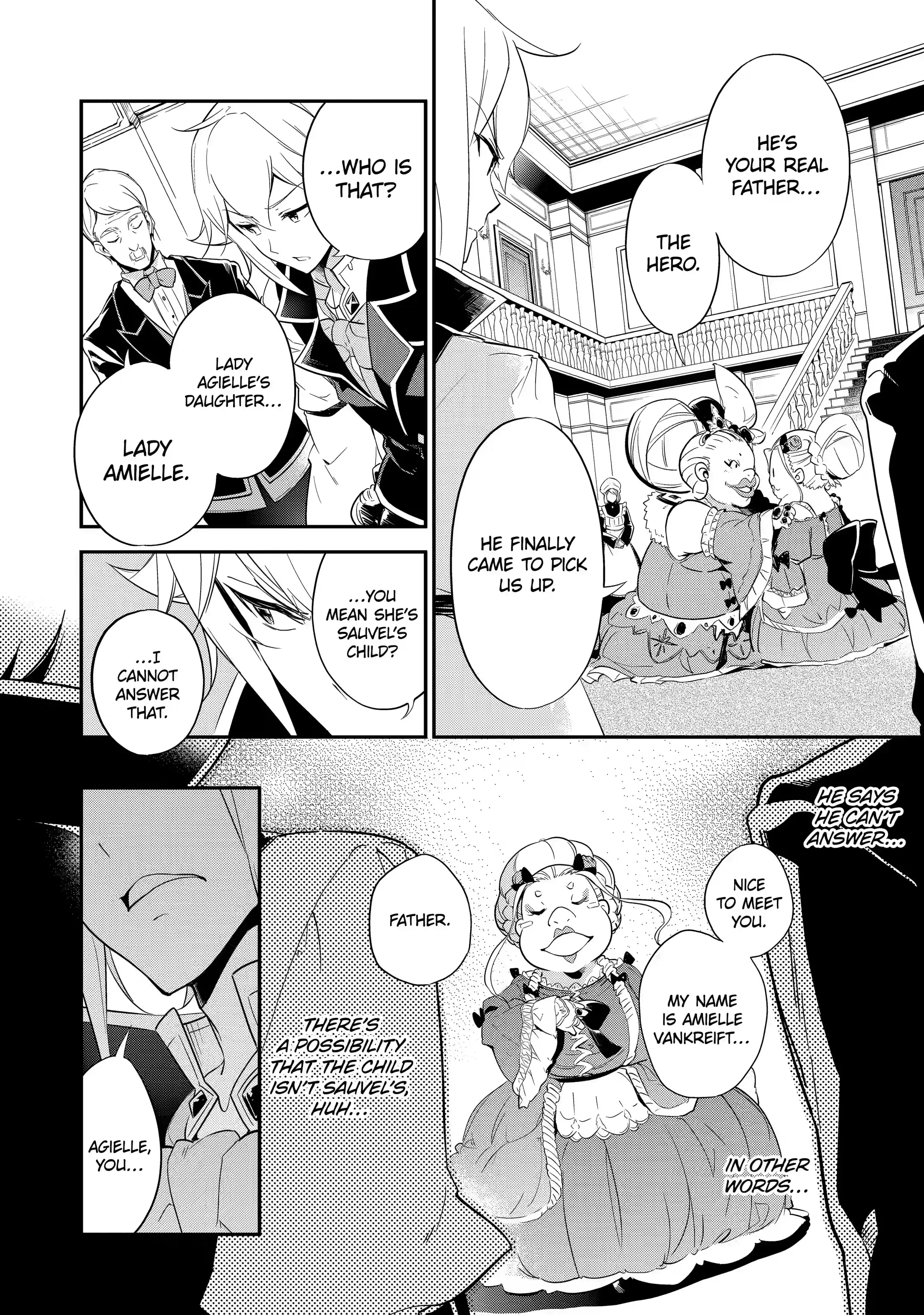 Reincarnated as the Daughter of the Legendary Hero and the Queen of Spirits (Official) chapter 3.1 page 6