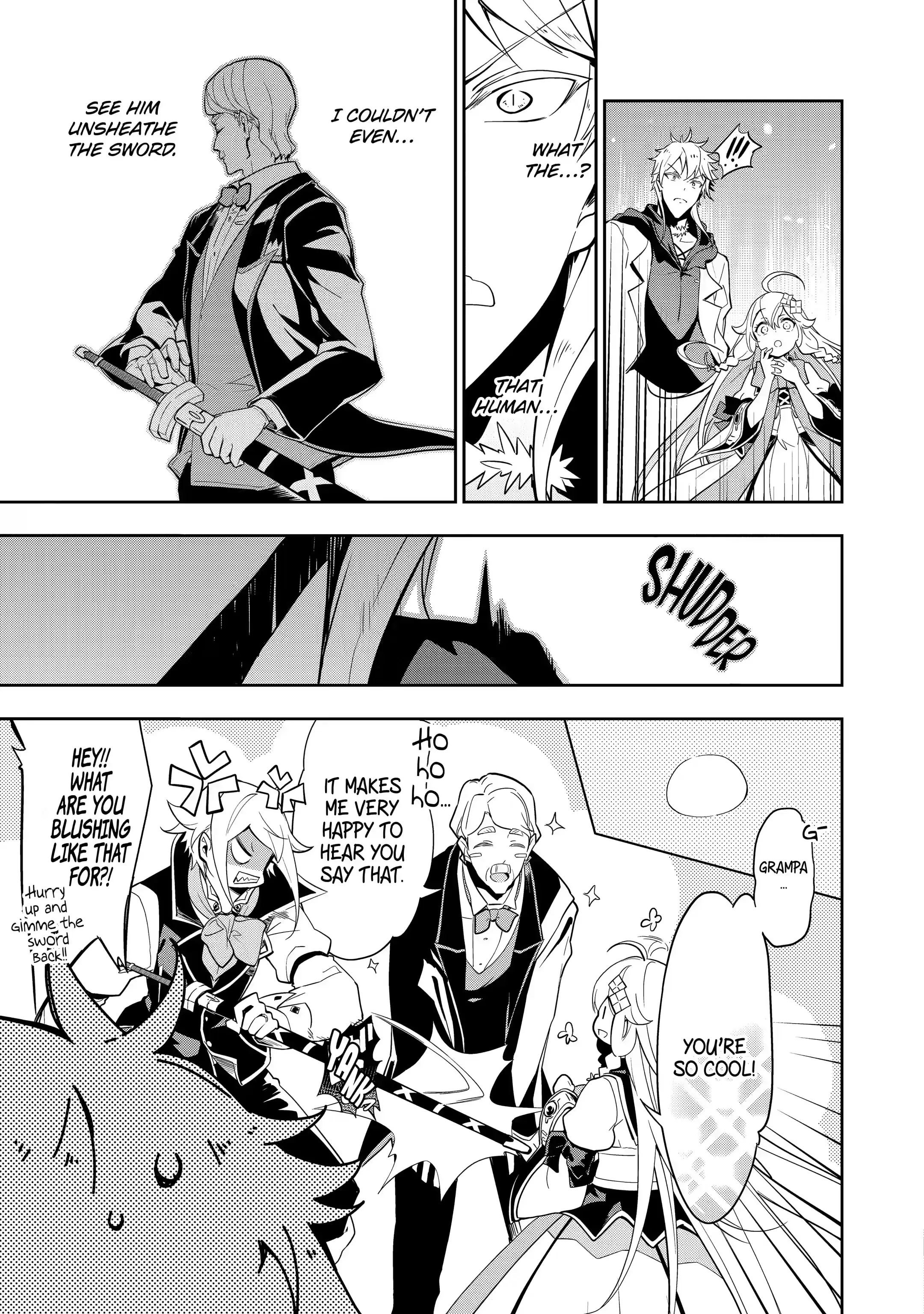 Reincarnated as the Daughter of the Legendary Hero and the Queen of Spirits (Official) chapter 30.1 page 14